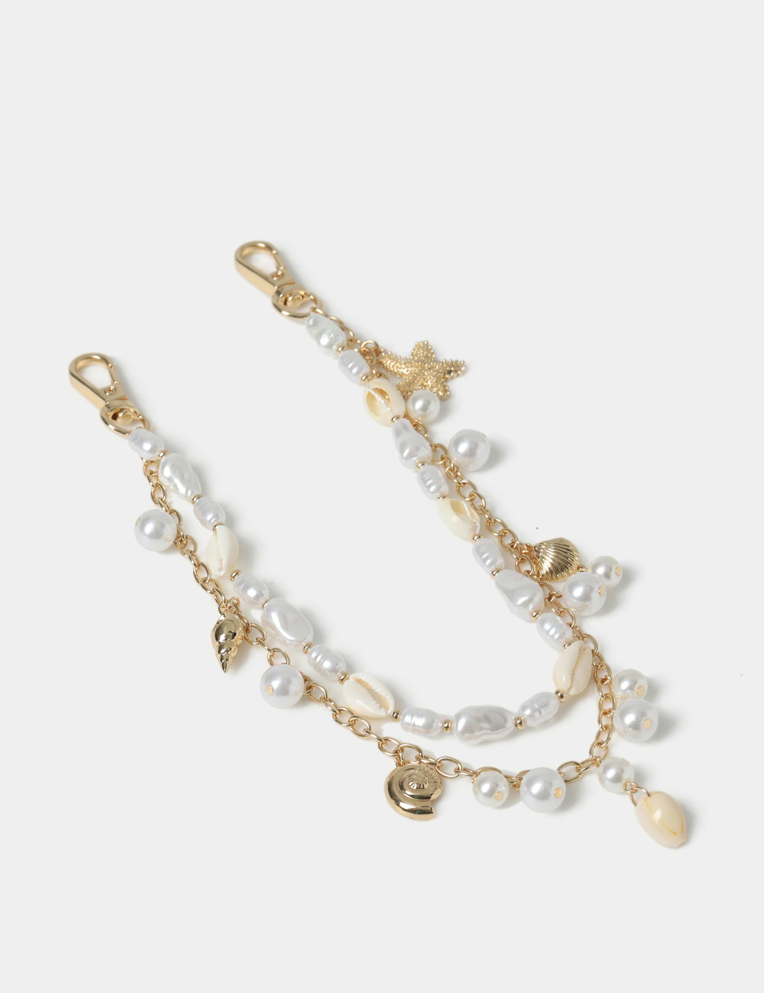 Seashore and Pearl Bag Charm 2 of 2