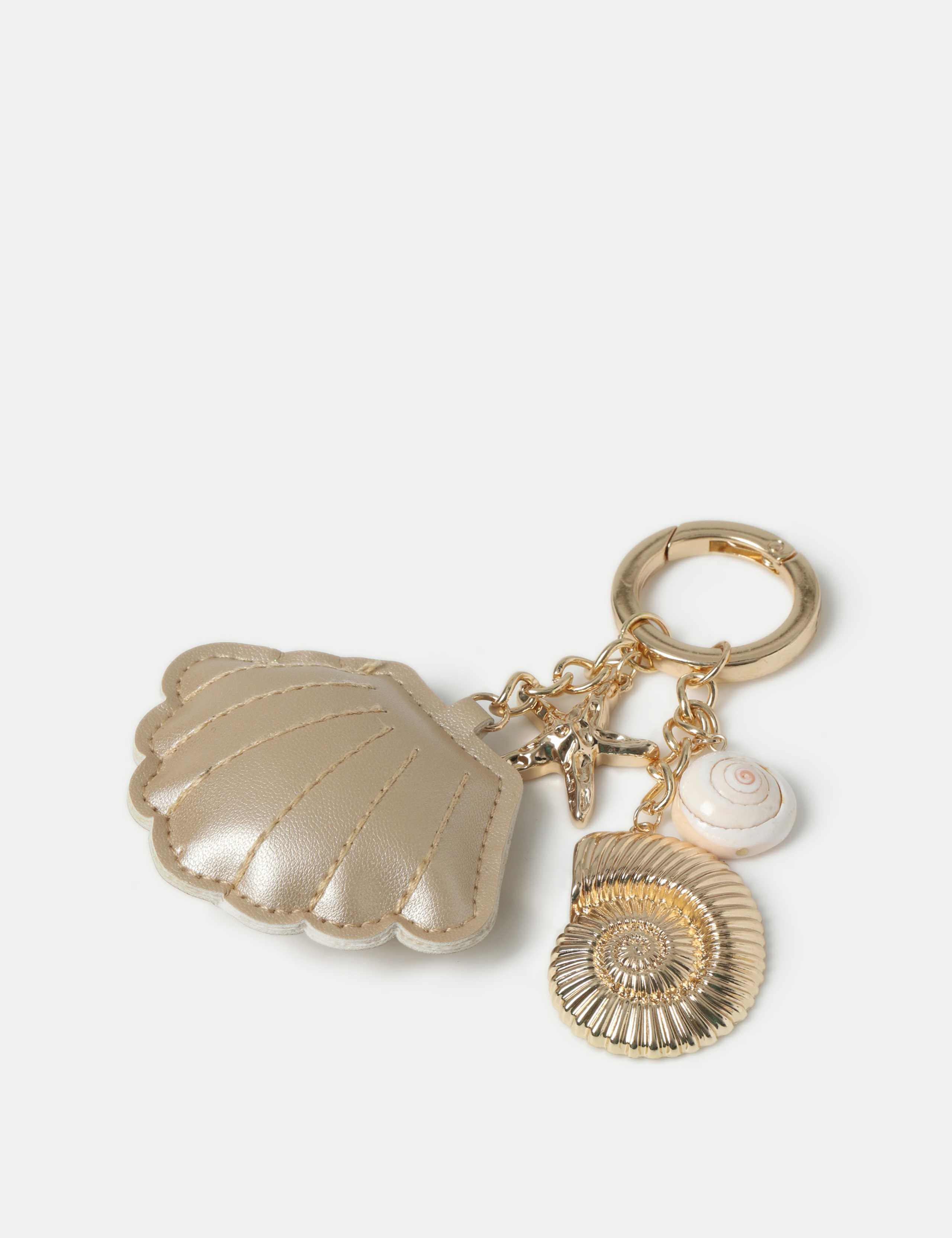 Starfish and Shell Clam Bag Charm 2 of 2