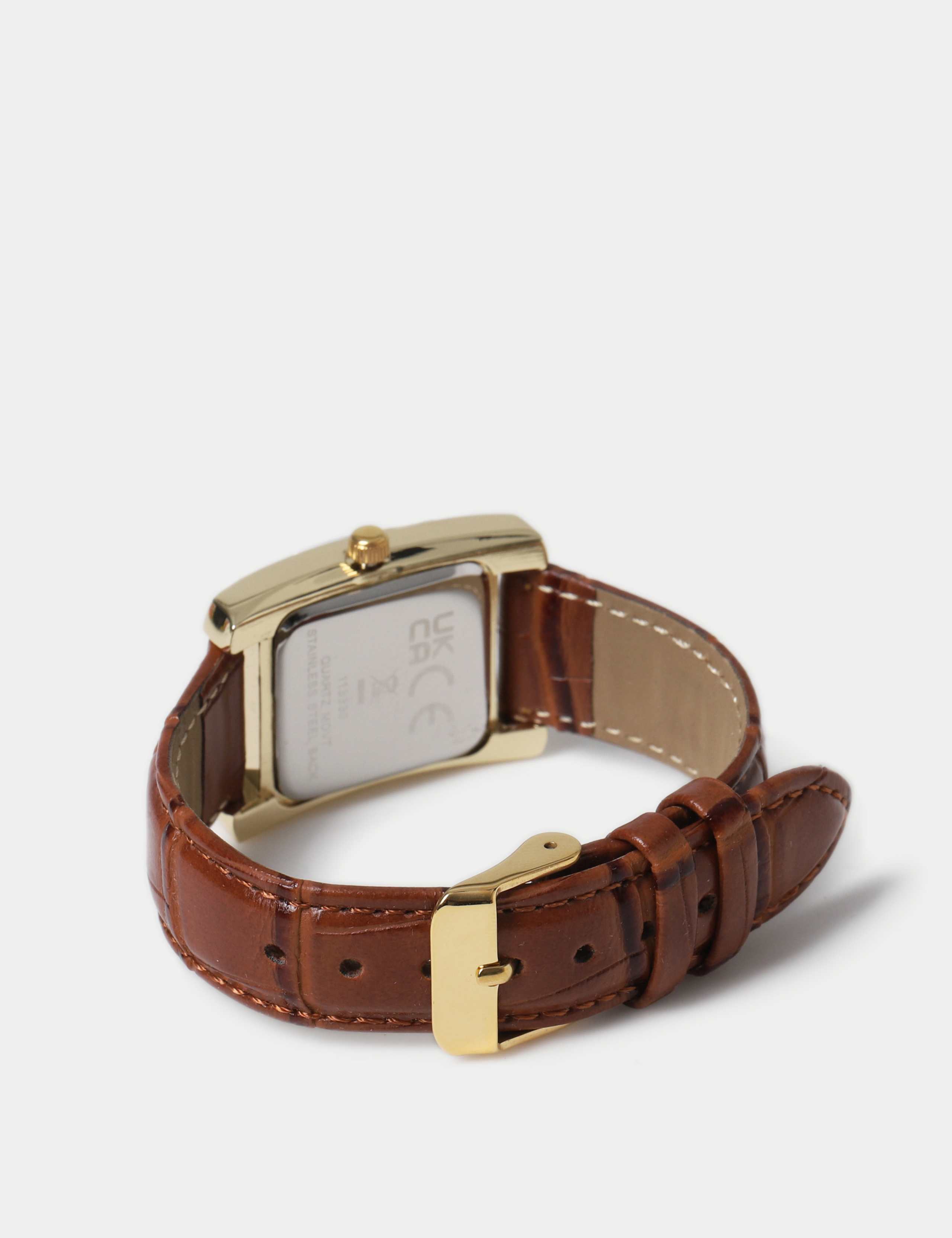 Faux Leather Rhinestone Watch 4 of 4