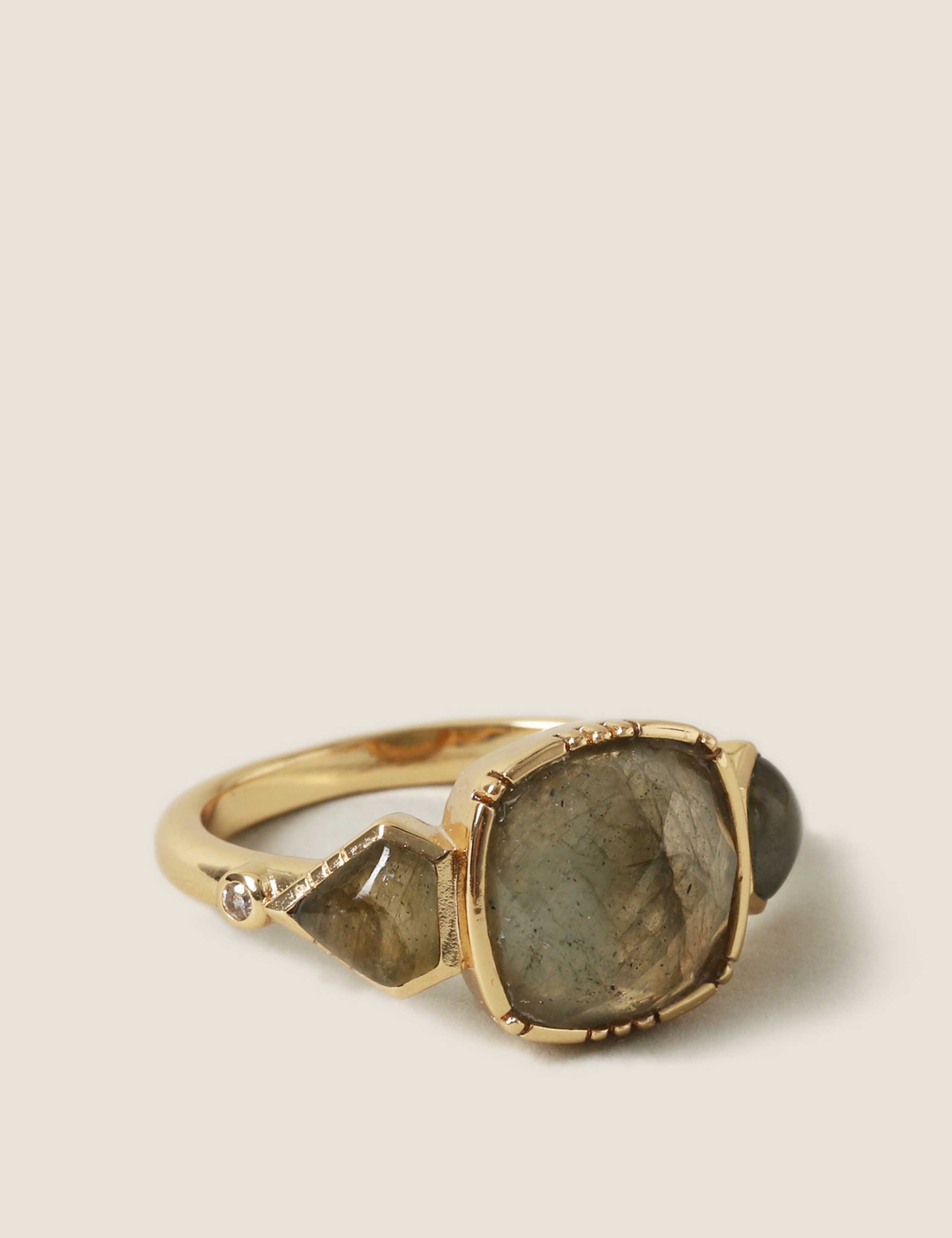14ct Gold Plated Semi Precious Ring 2 of 2