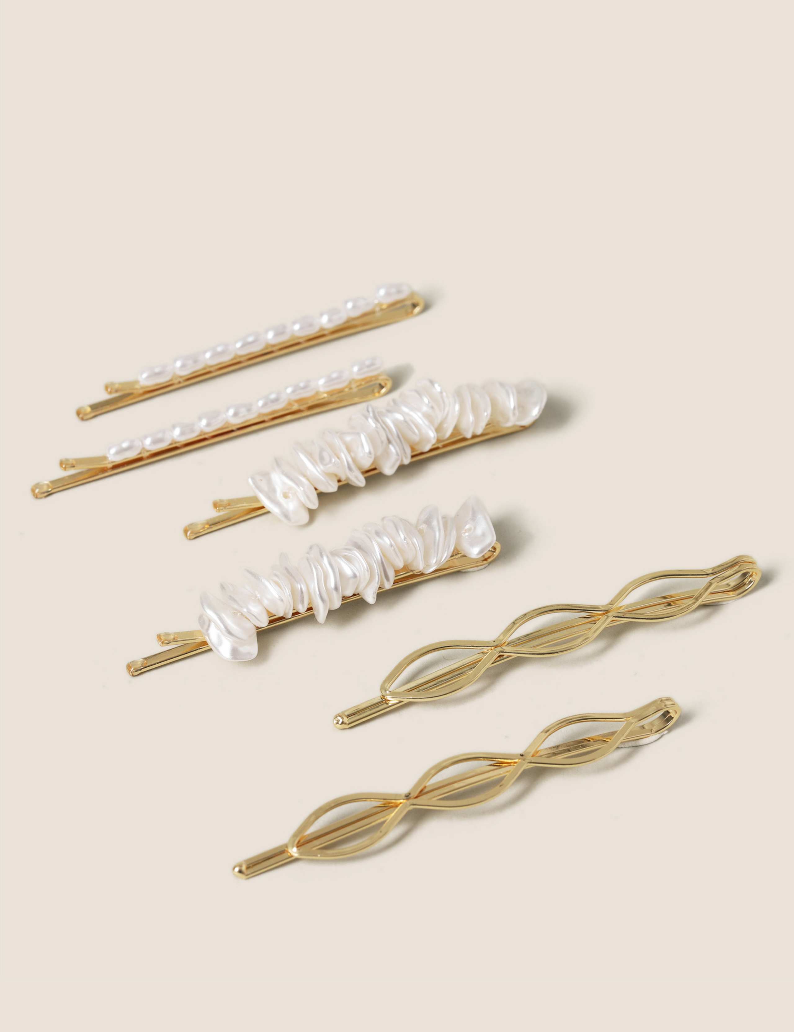 5 Pack Shell Hair Clip 1 of 2