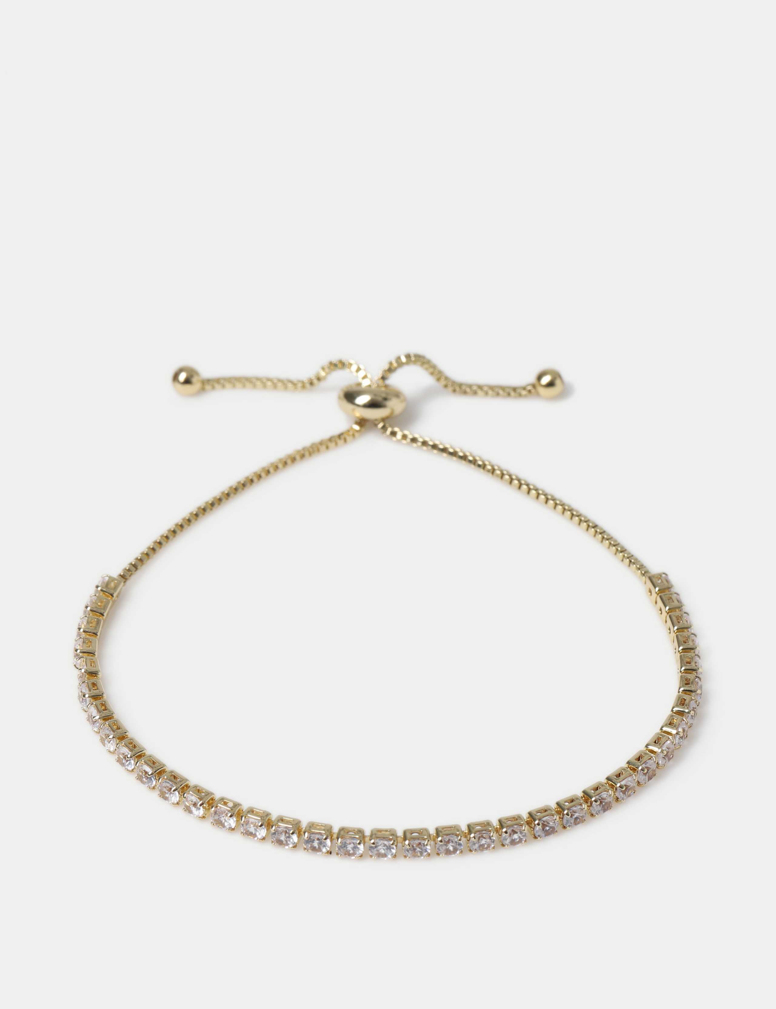 Cubic Zirconia Chain Wristwear 1 of 2