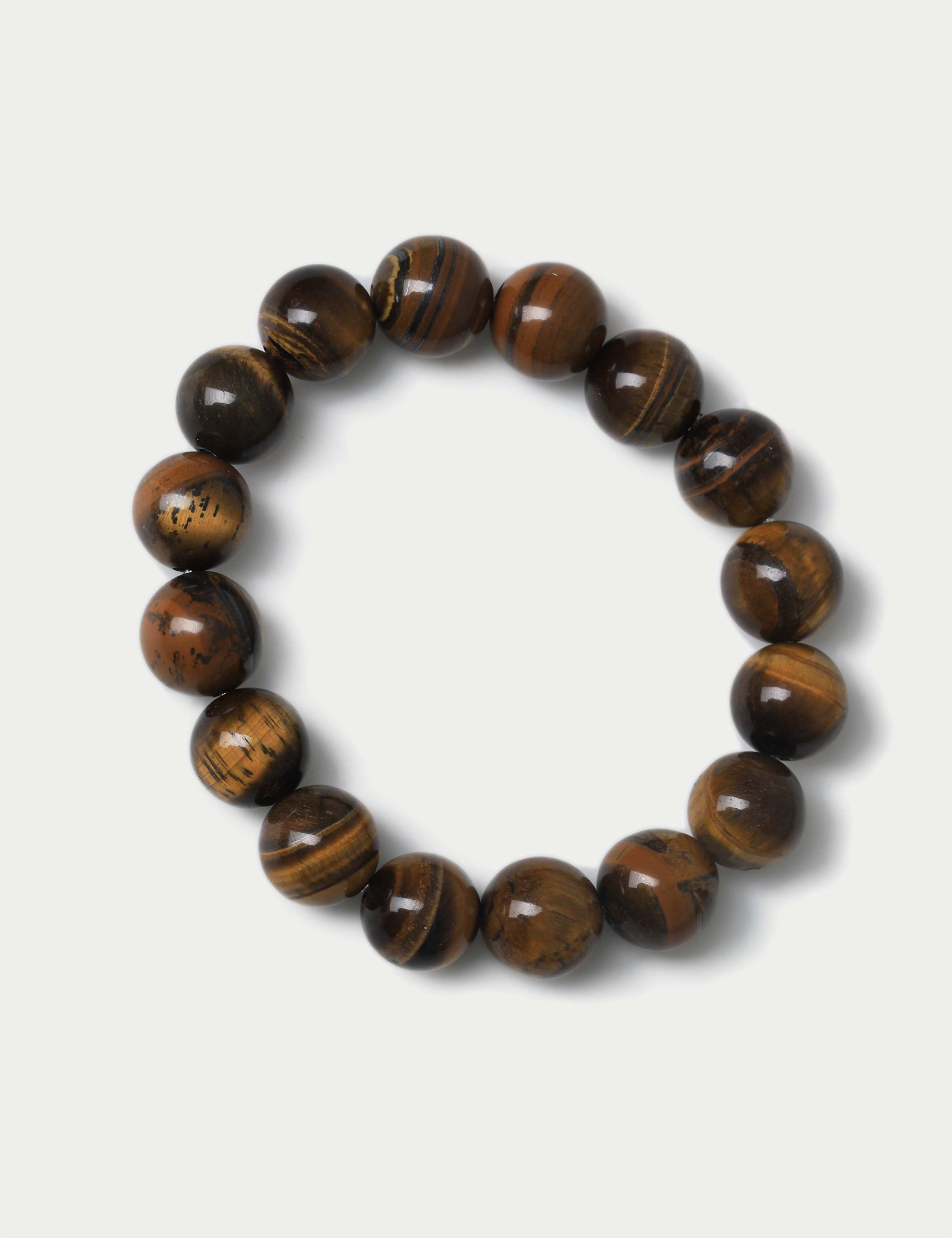 Real Stone Tigers Eye Sphere Wristwear 2 of 2