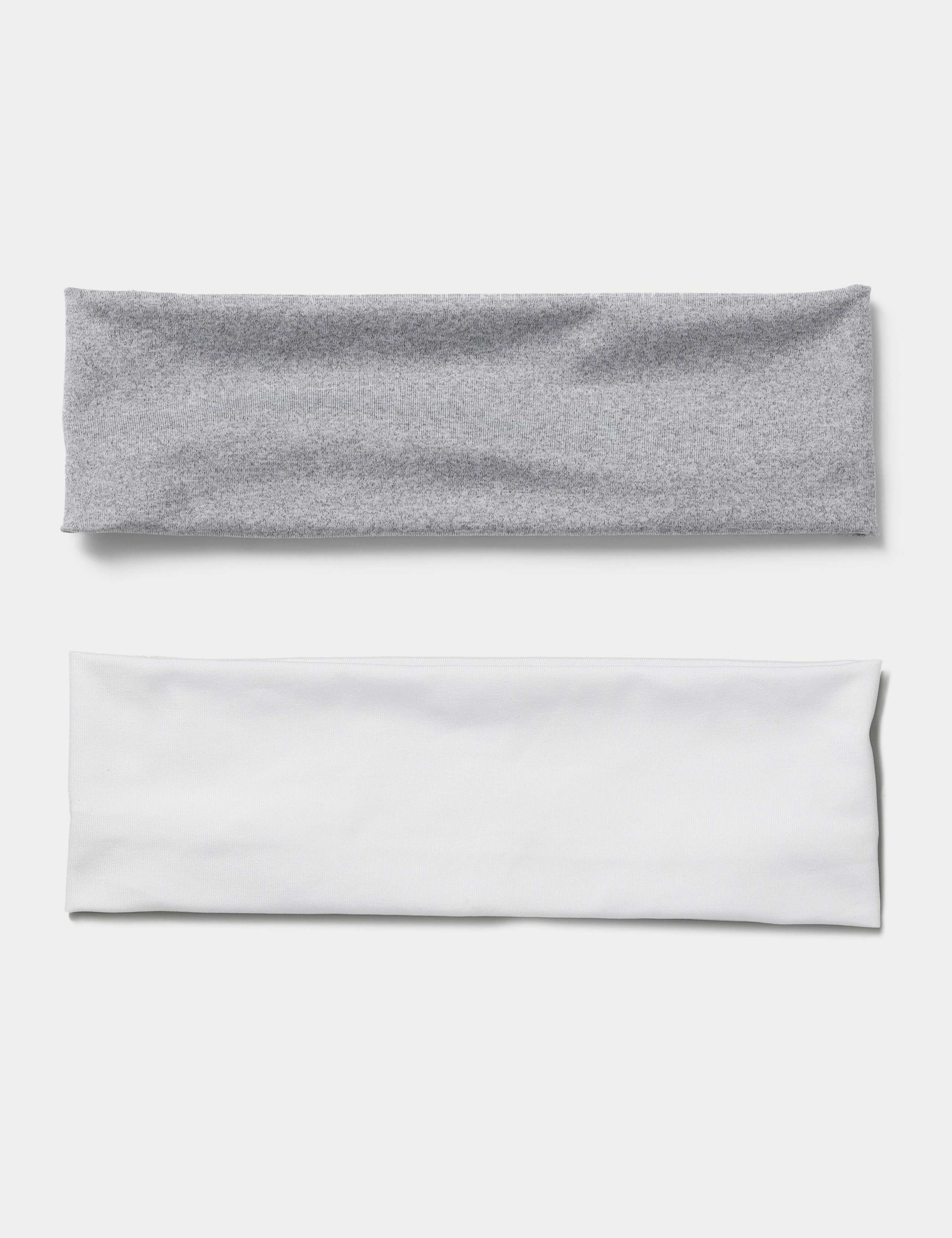 2 Pack White and Grey Hair Bandeau 1 of 2