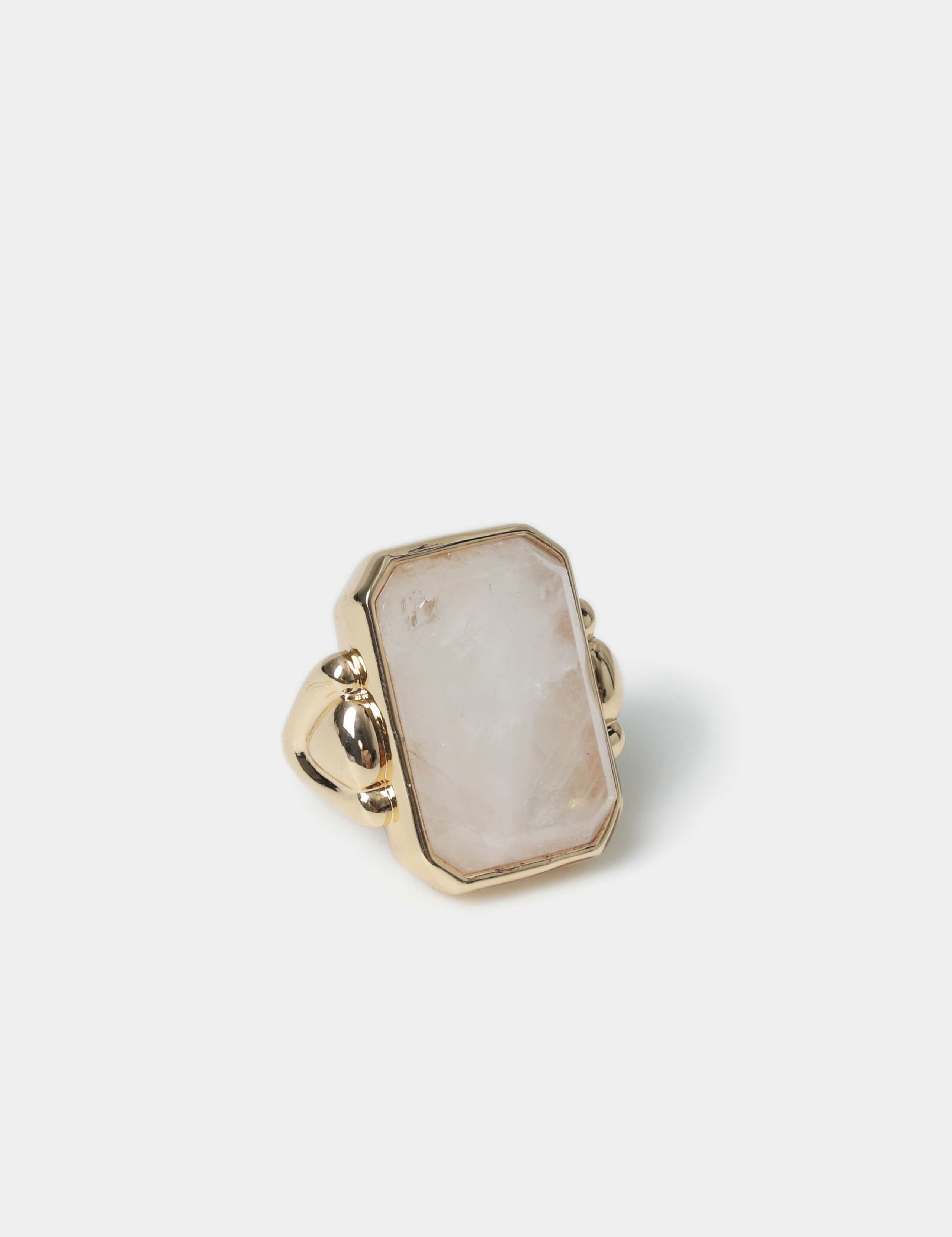 Oversized Natural Stone Chunky Ring 2 of 3