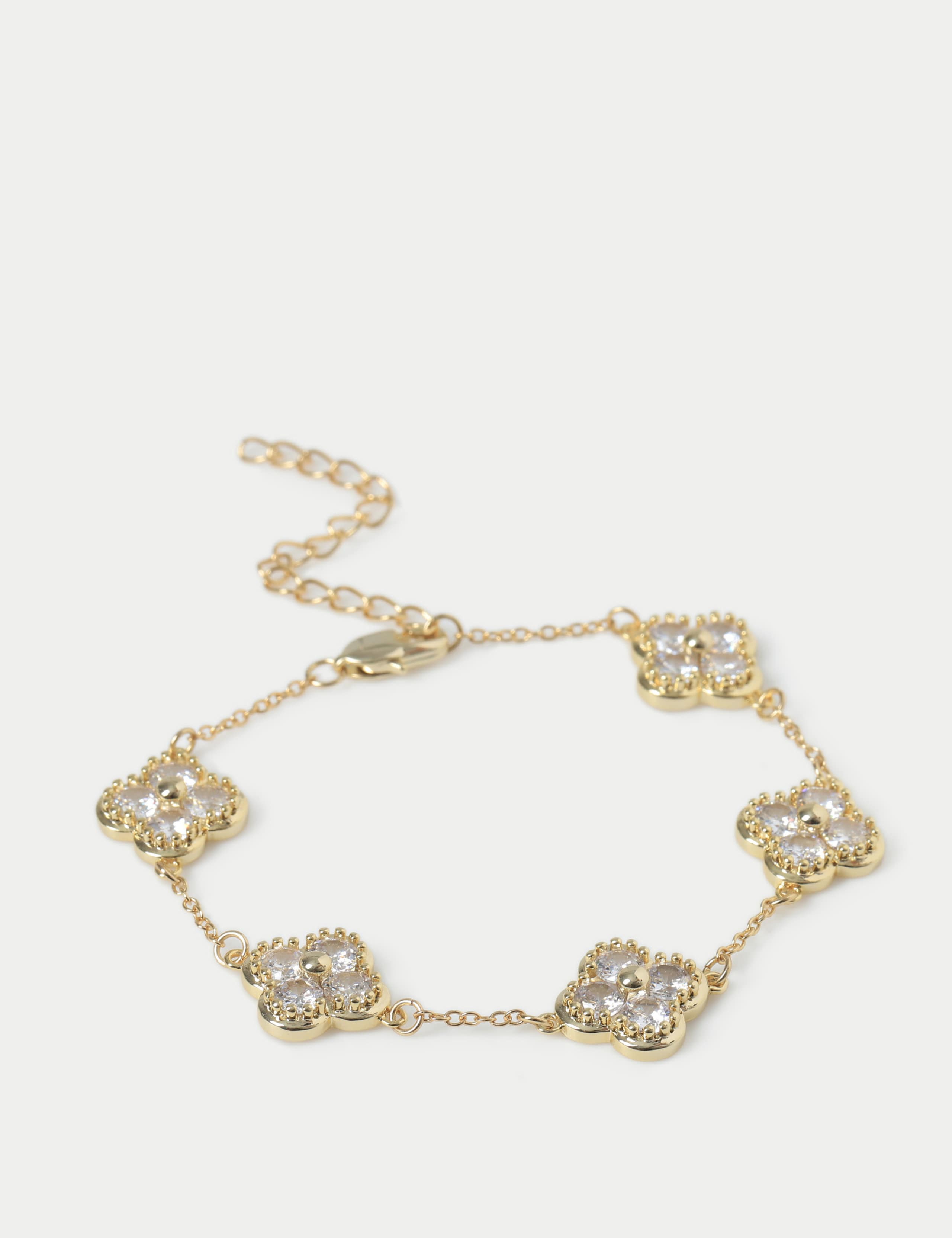 Cubic Zirconia Flower Wristwear 2 of 2