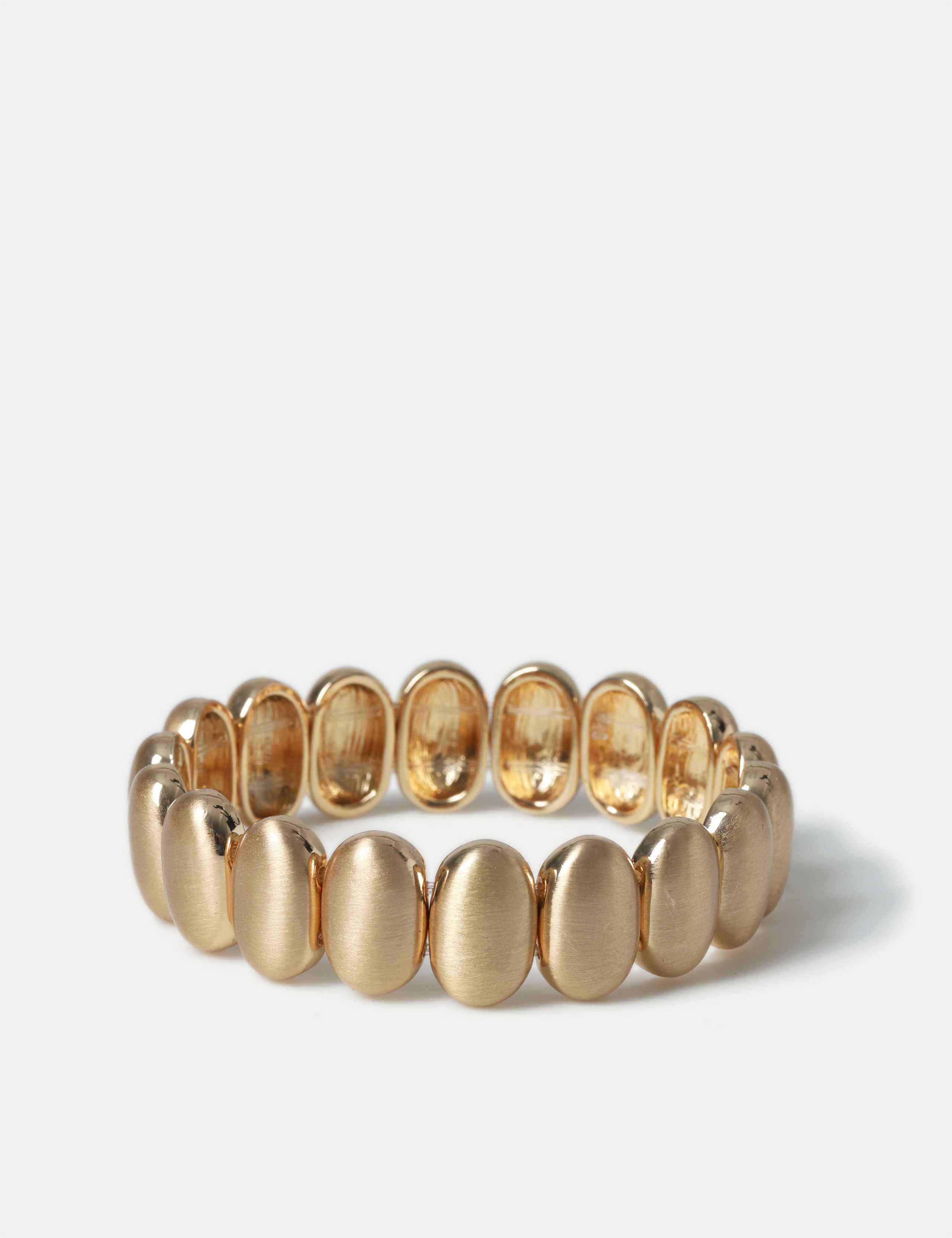 Gold Tone  Brushed Stretch Wristwear 1 of 2