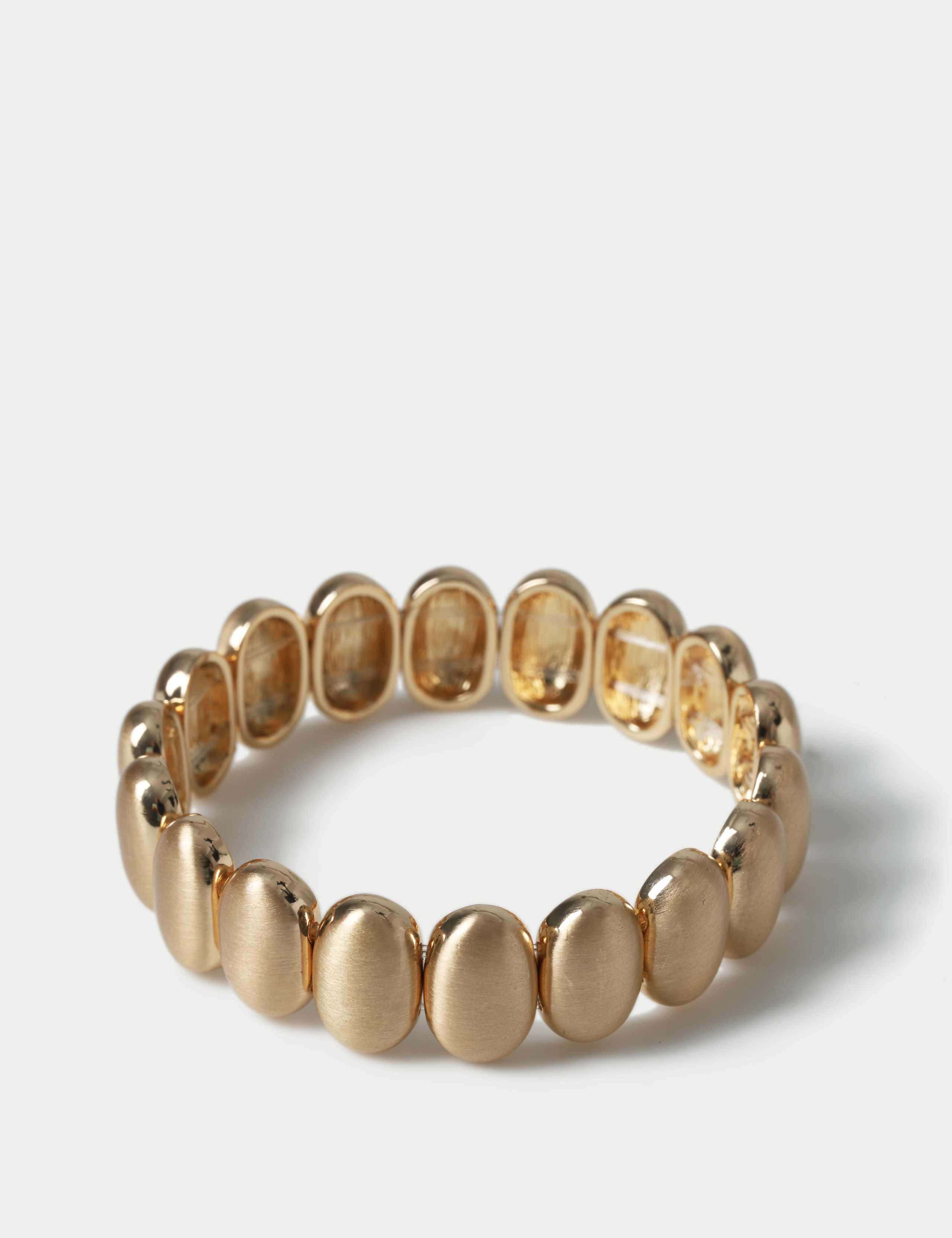 Gold Tone  Brushed Stretch Wristwear 2 of 2