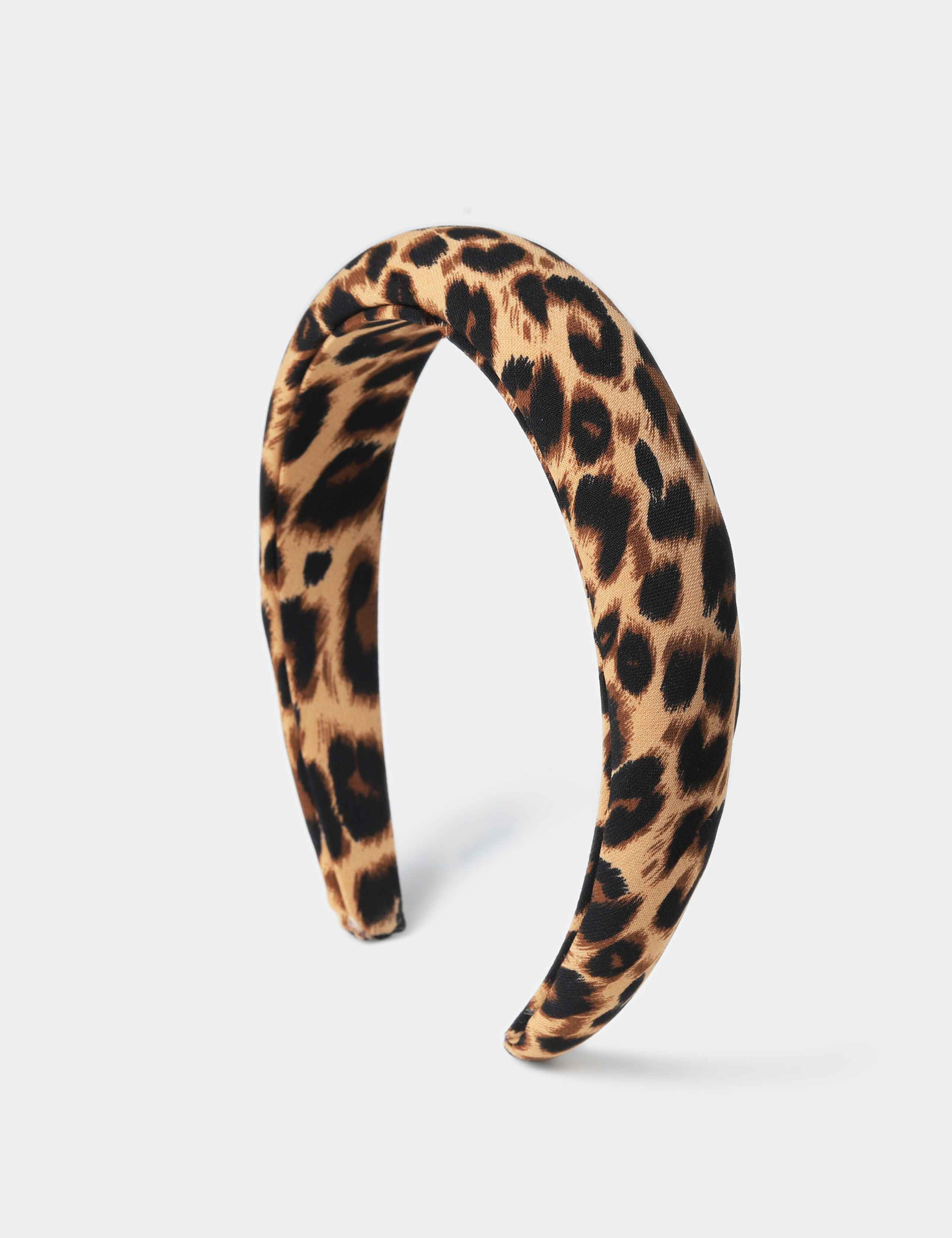 Leopard Print Padded Headband 2 of 2