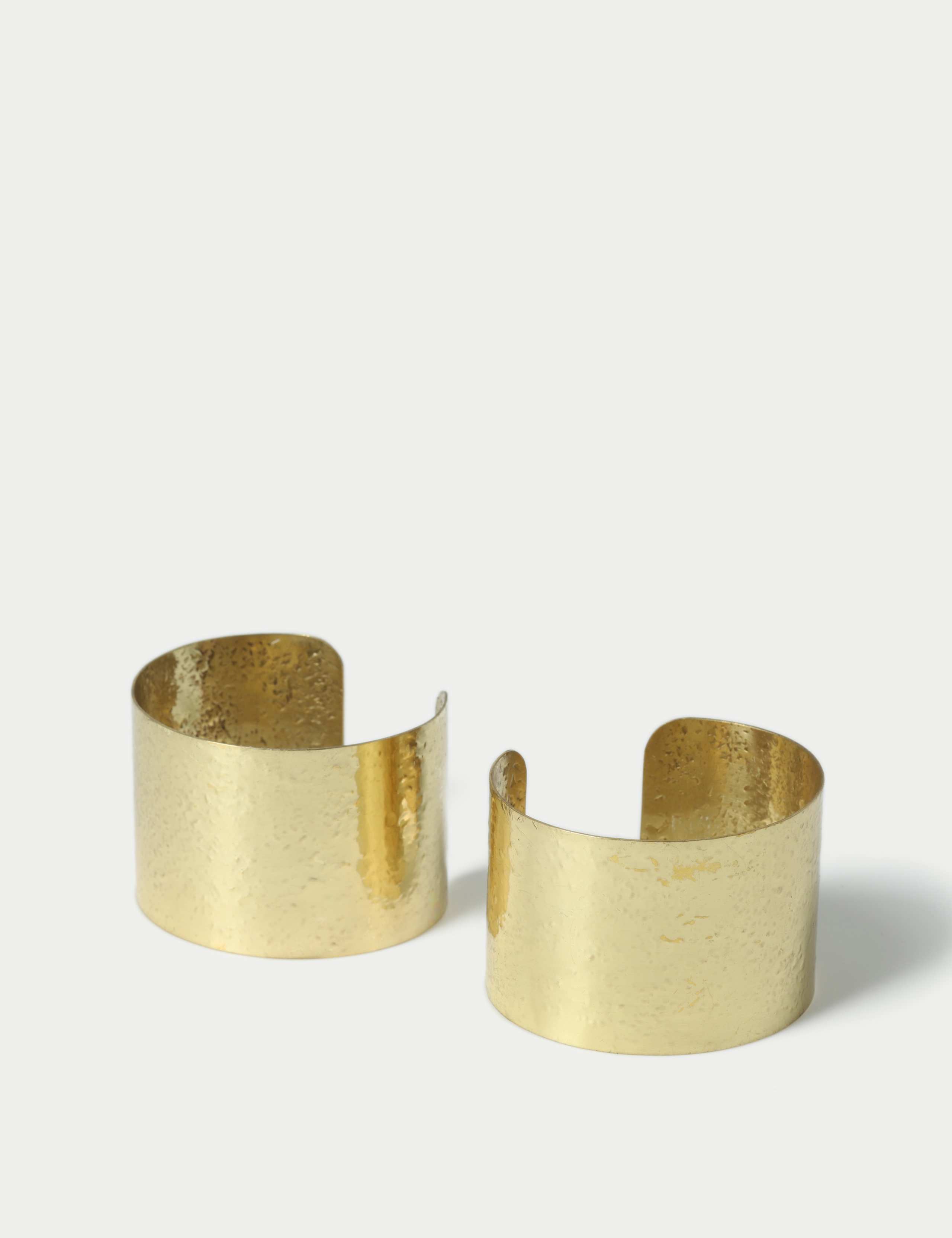 2 Pack Hammered Texture Cuff Set 2 of 2