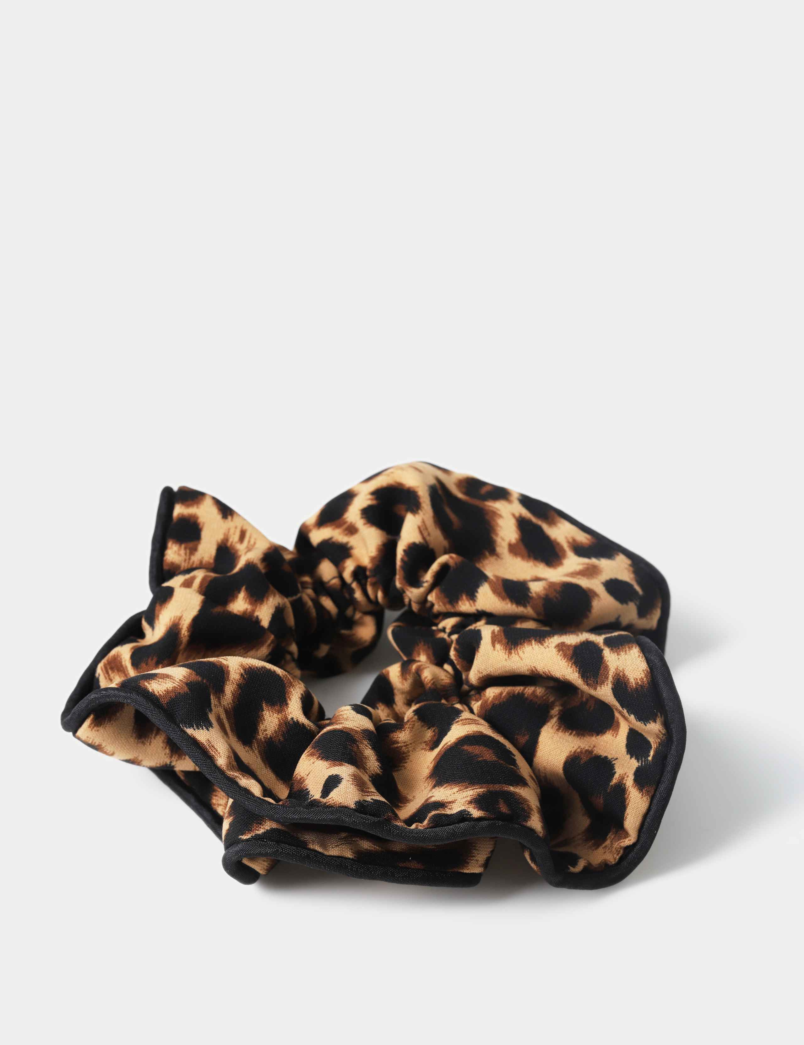 Leopard Print Hair Scrunchie 2 of 2