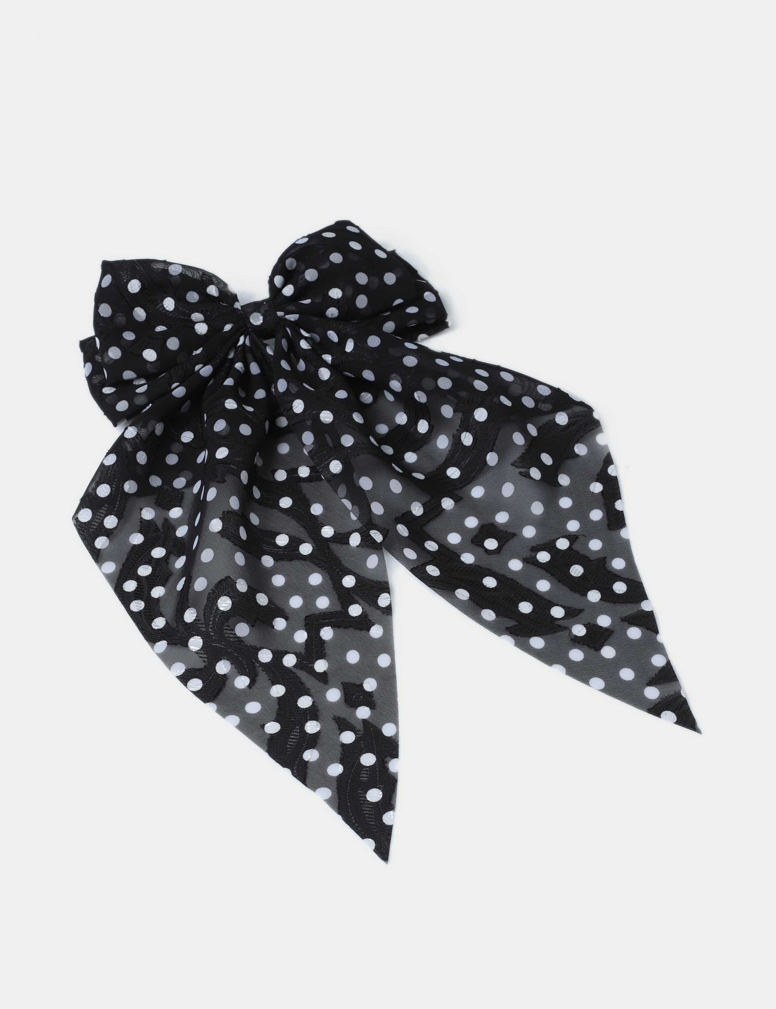 Polka Dot Oversized Bow 3 of 3