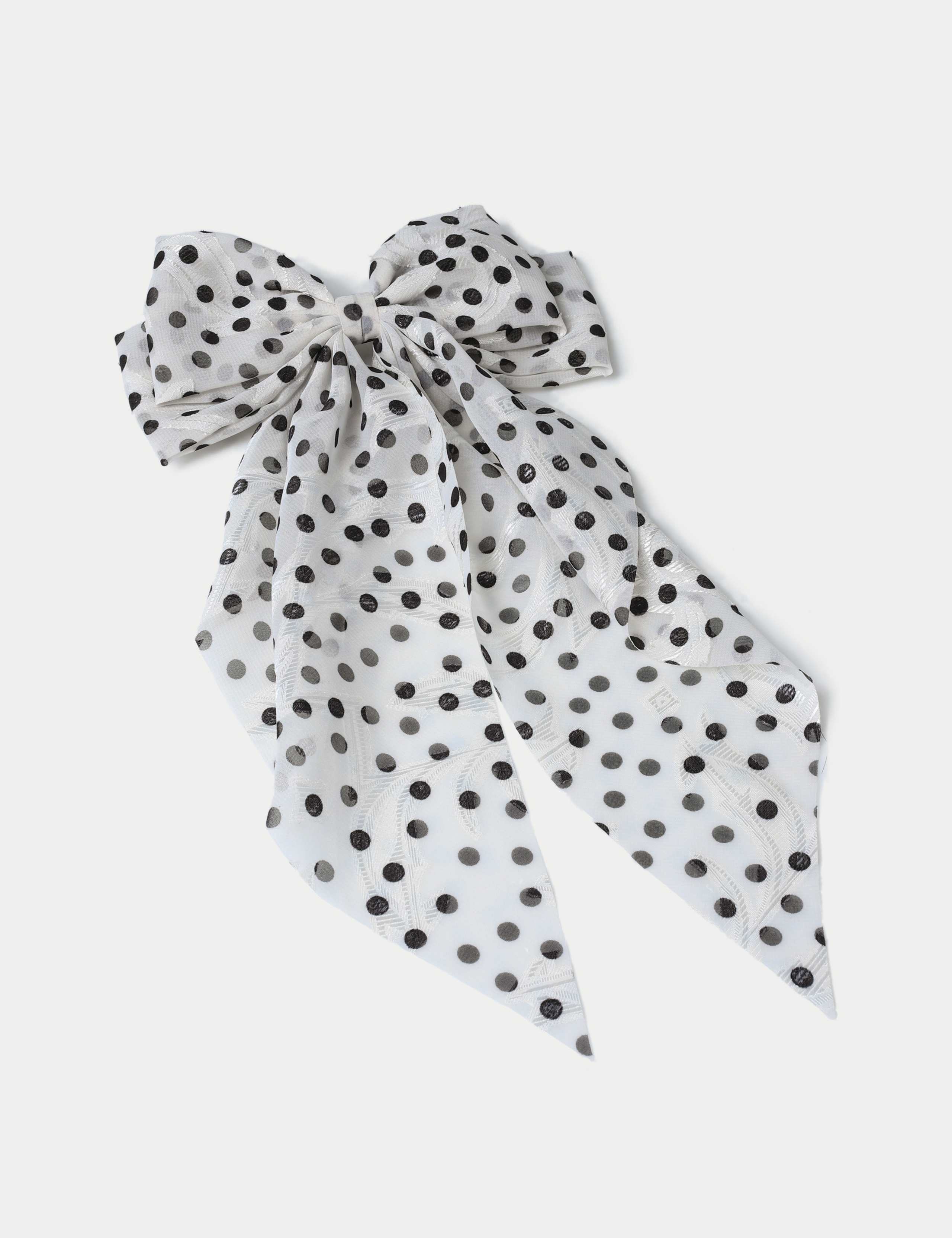 Polka Dot Oversized Bow 3 of 3