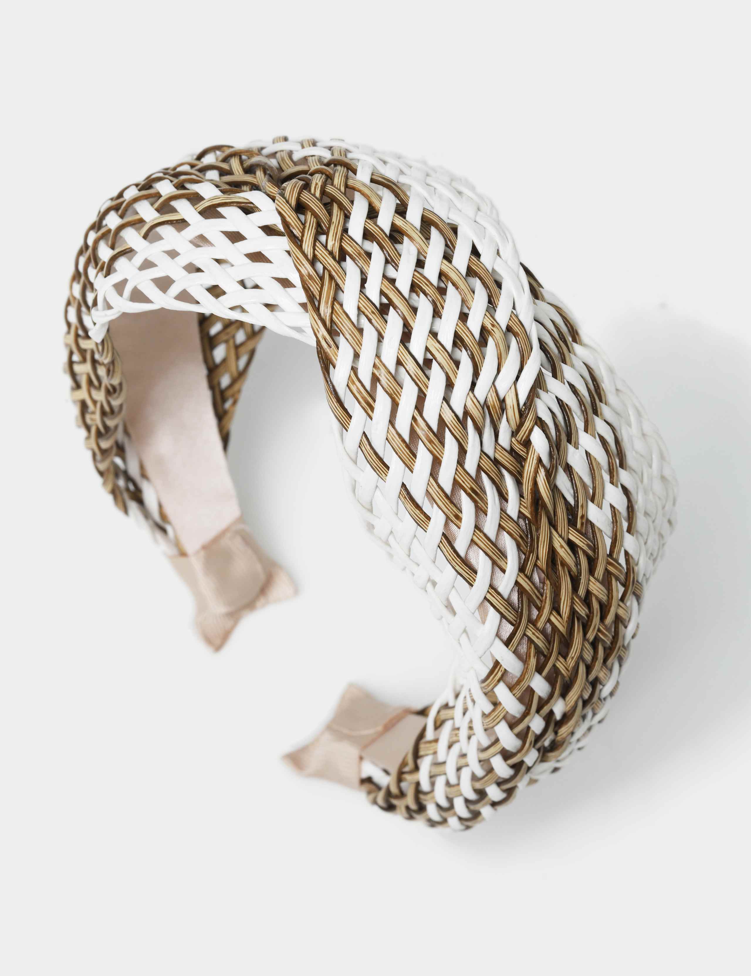 Brown and White Twist Alice Band 2 of 2