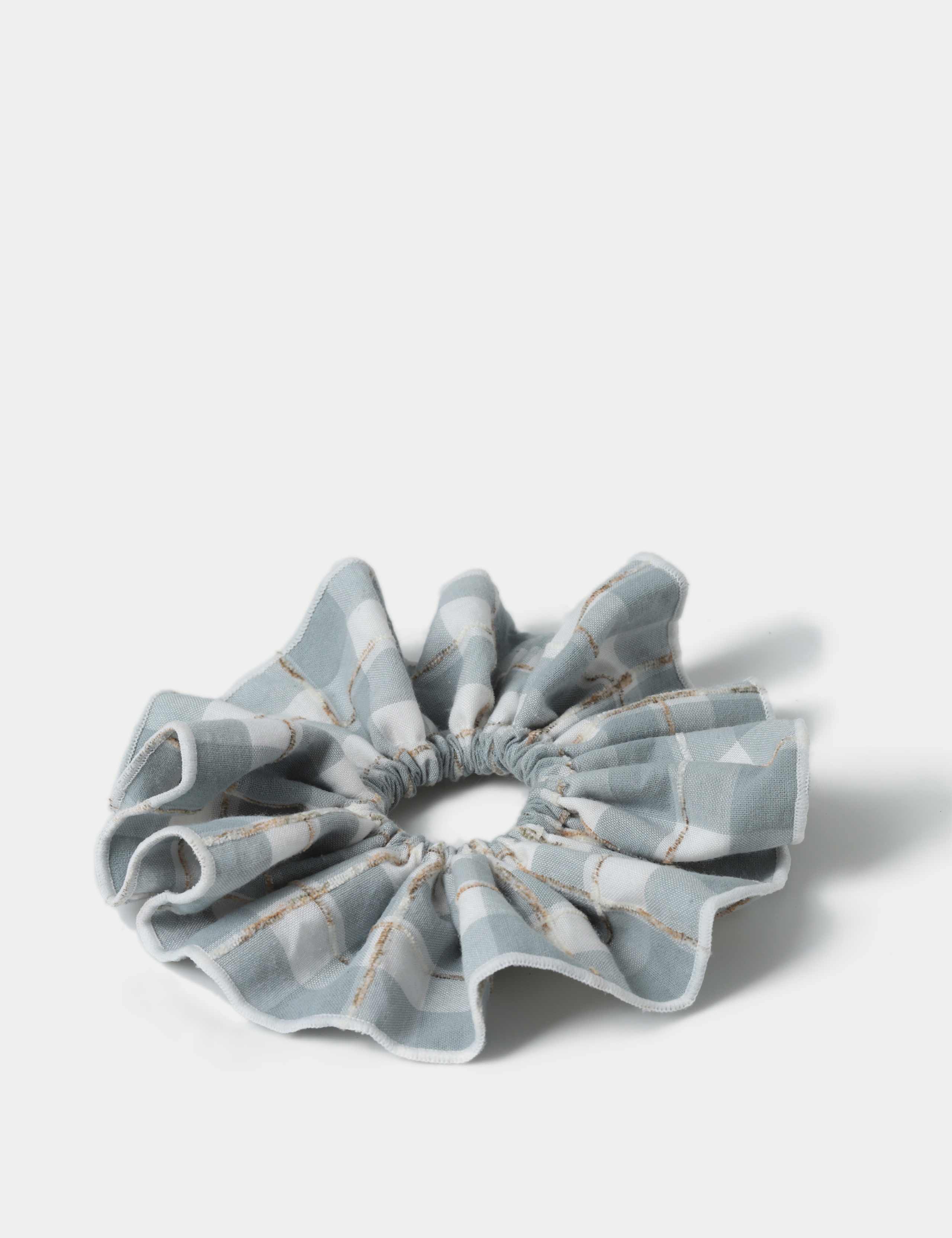Check Hair Scrunchie 2 of 2