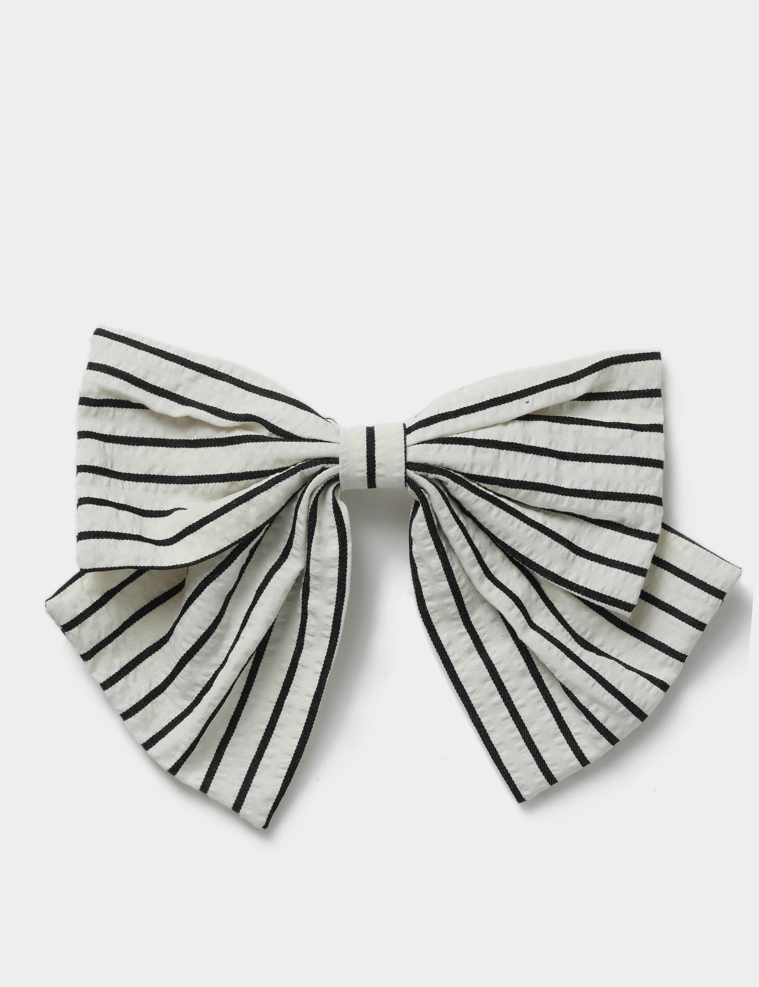 Stripe Bow Hair Accessory 1 of 3