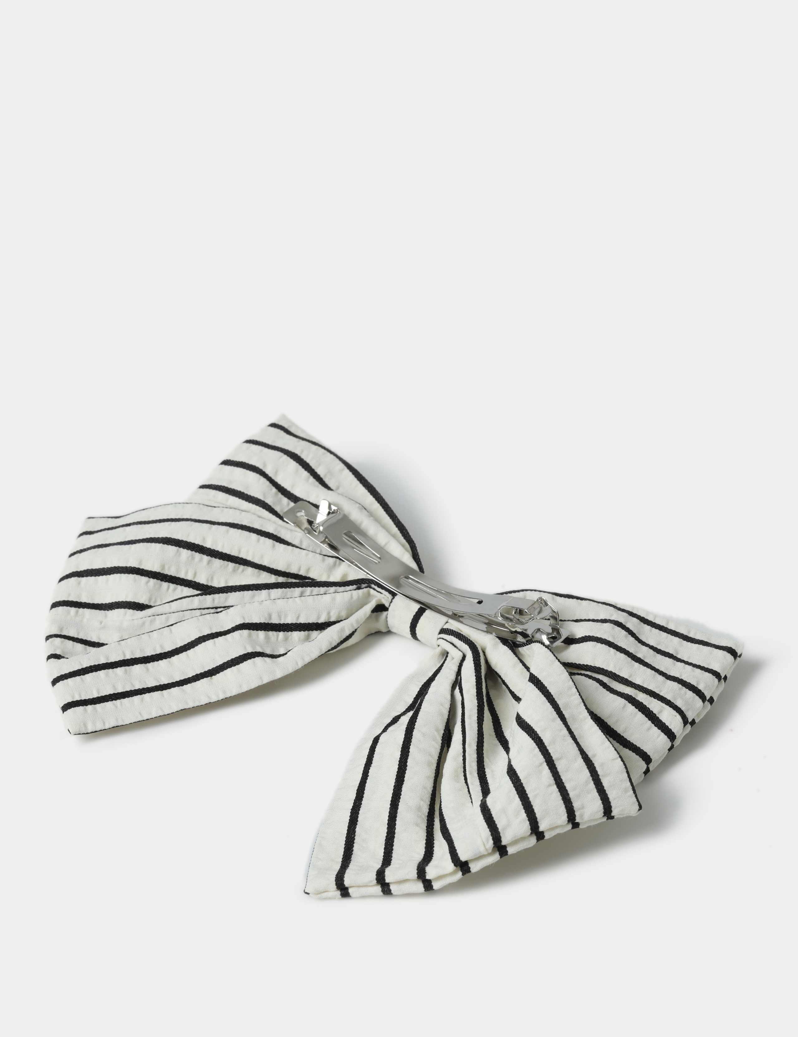 Stripe Bow Hair Accessory 3 of 3