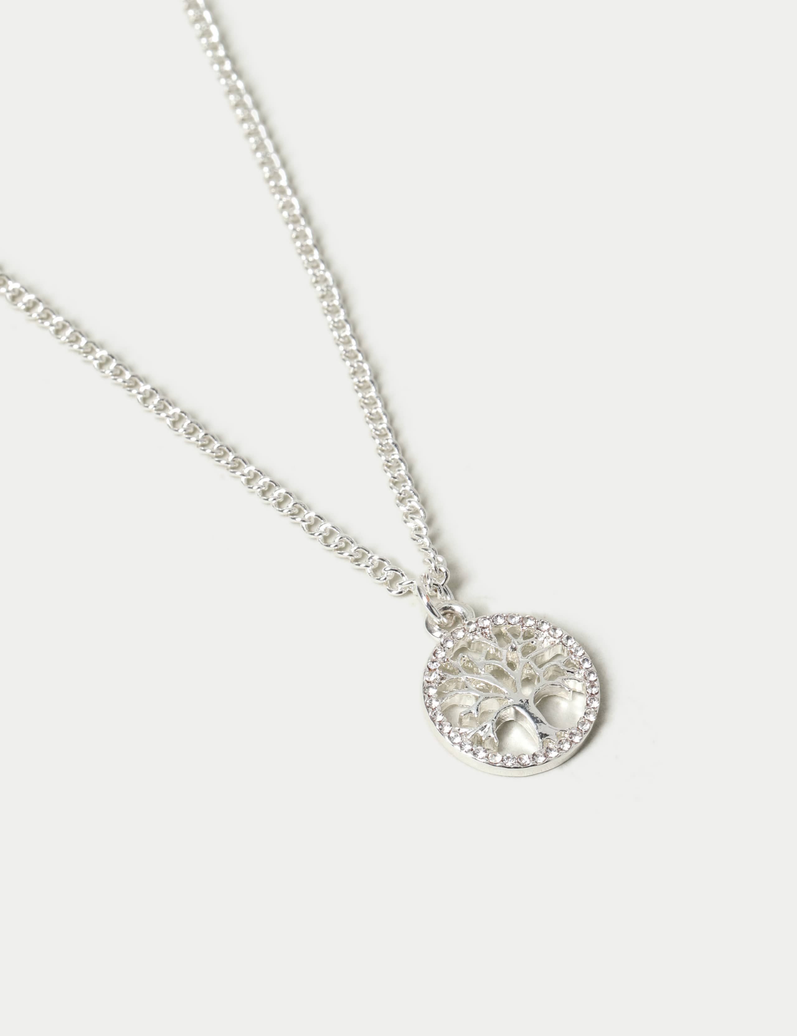 Silver Tone Tree Design Pendant 2 of 2