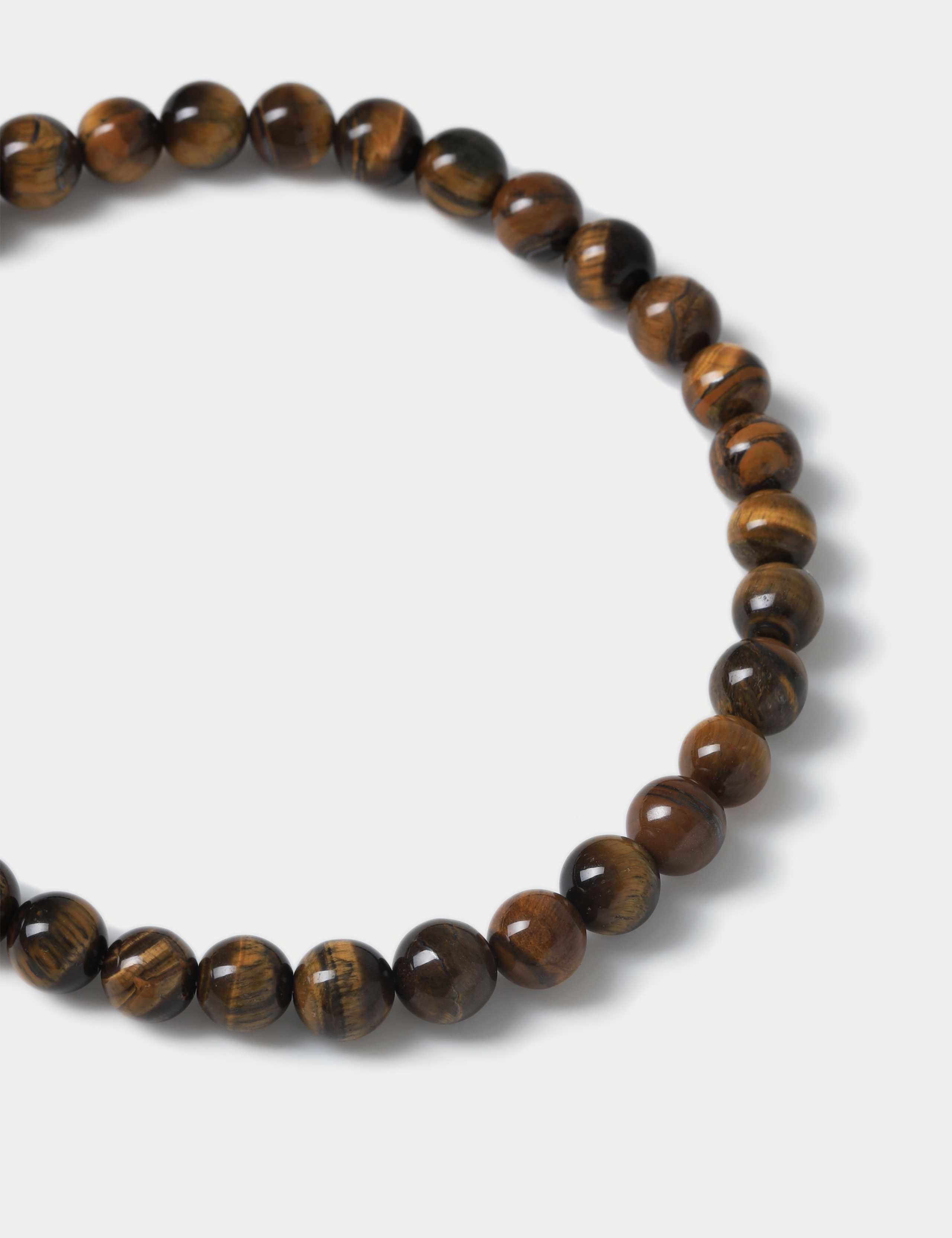 Real Stone Tigers Eye Sphere Necklace 2 of 2