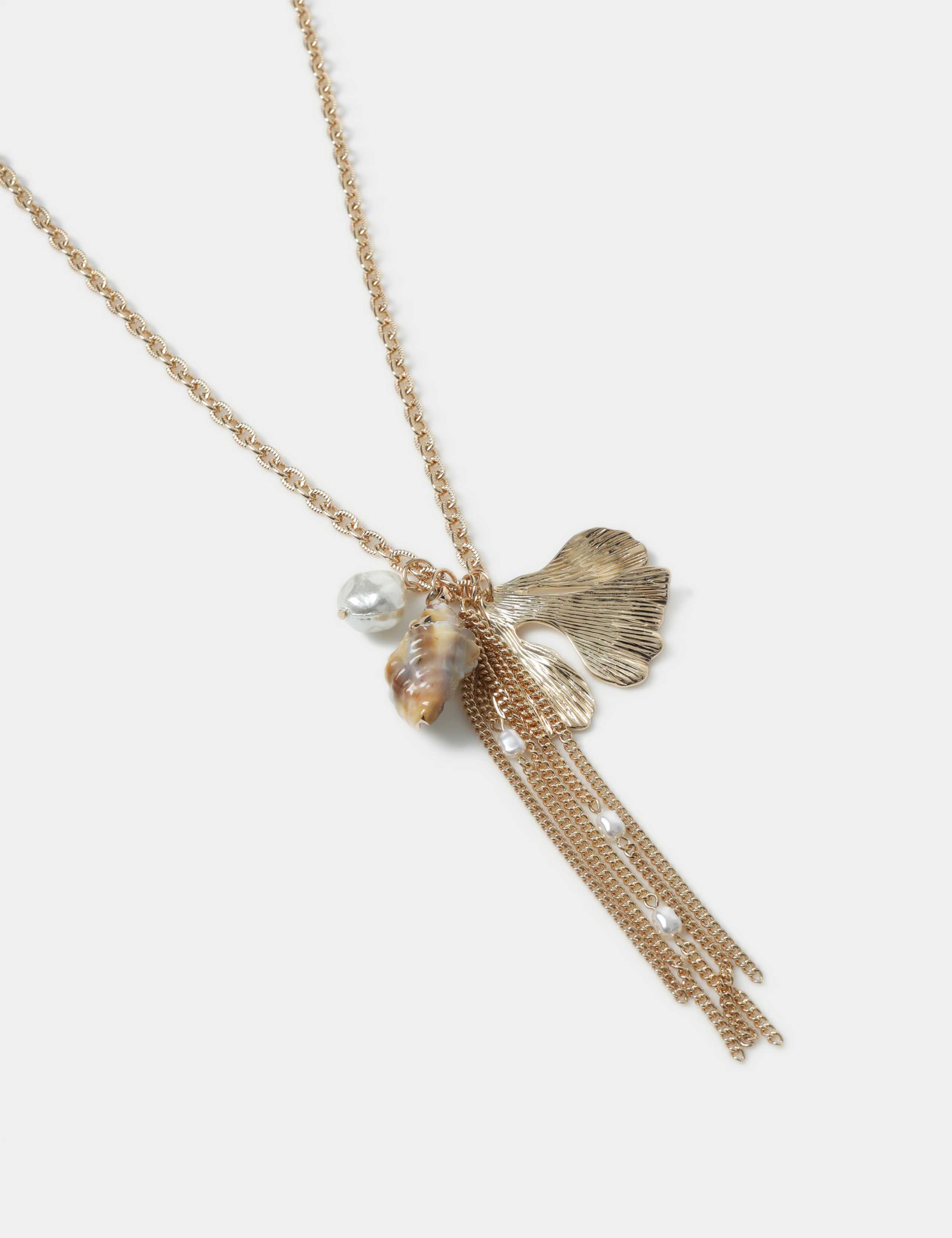 Pearl Sealife Charm Pendant Necklace 2 of 2