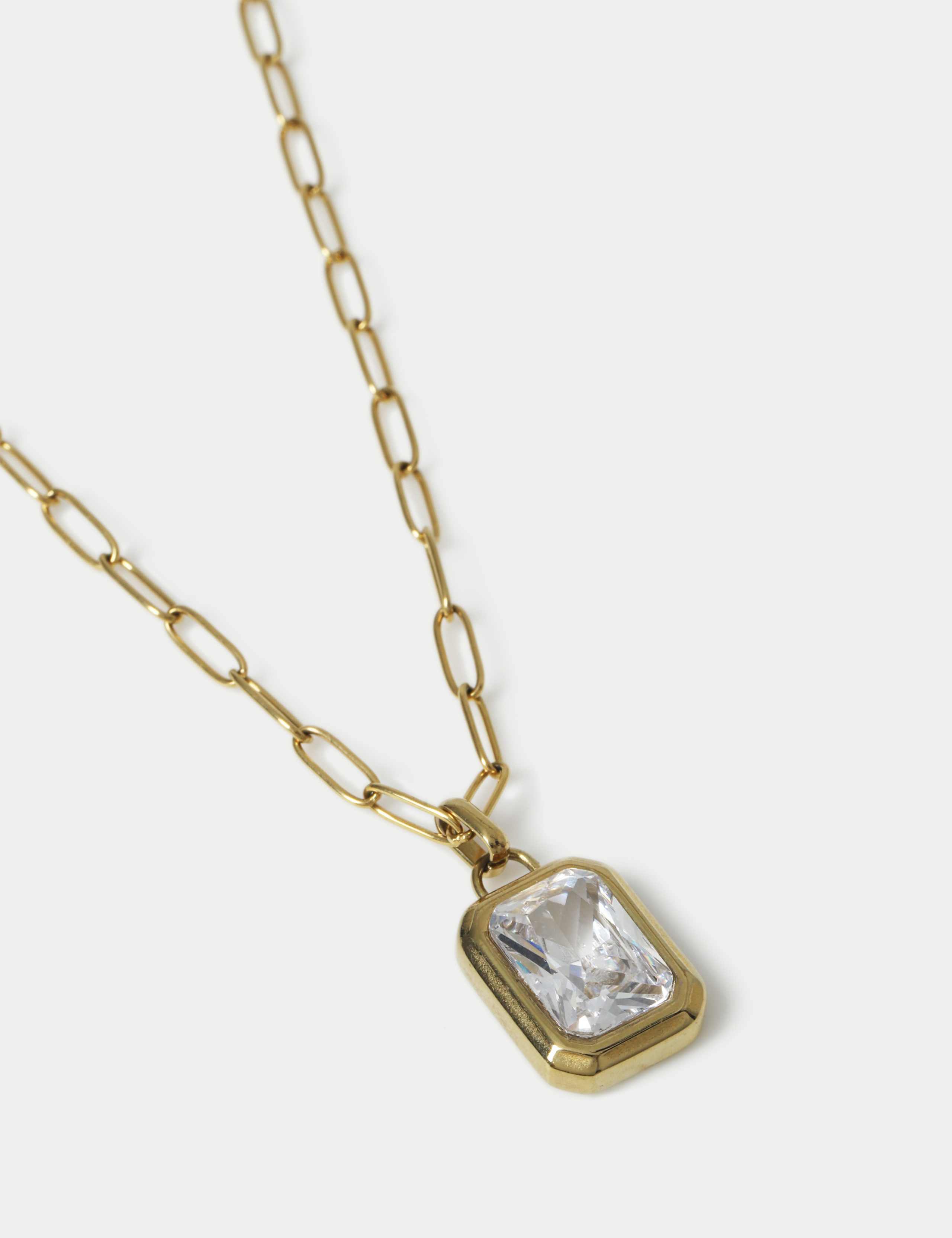 Cubic Zirconia Pendant Necklace 2 of 2