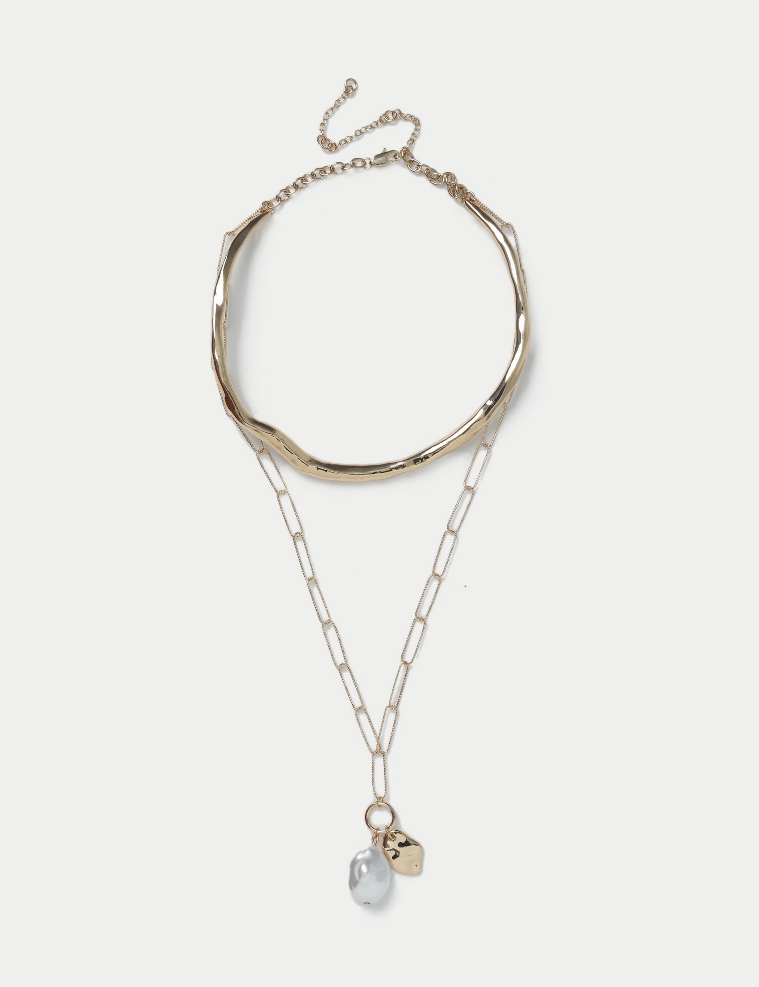 Pearl Torc Layer Necklace 2 of 3