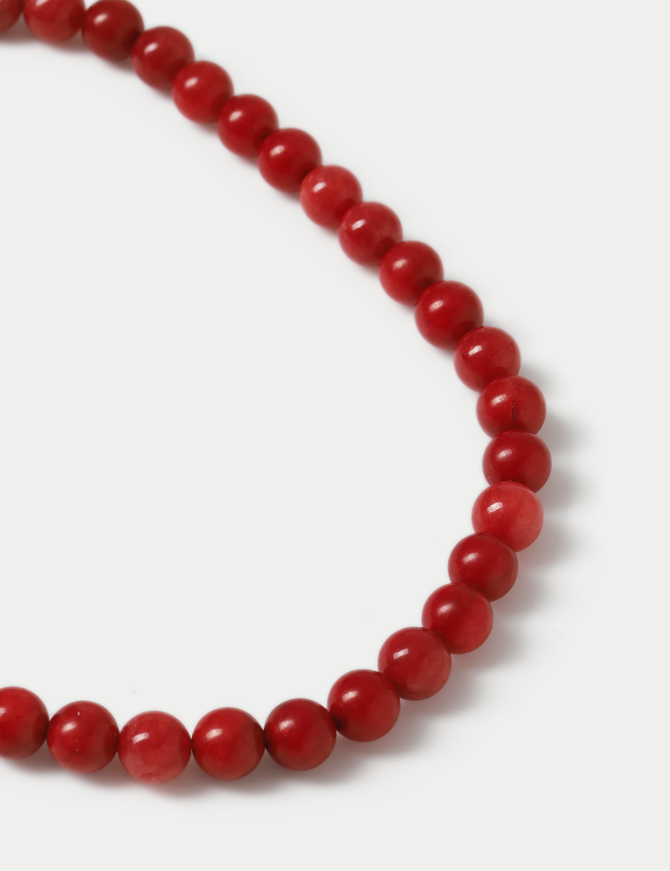 Red Real Stone Necklace 2 of 2