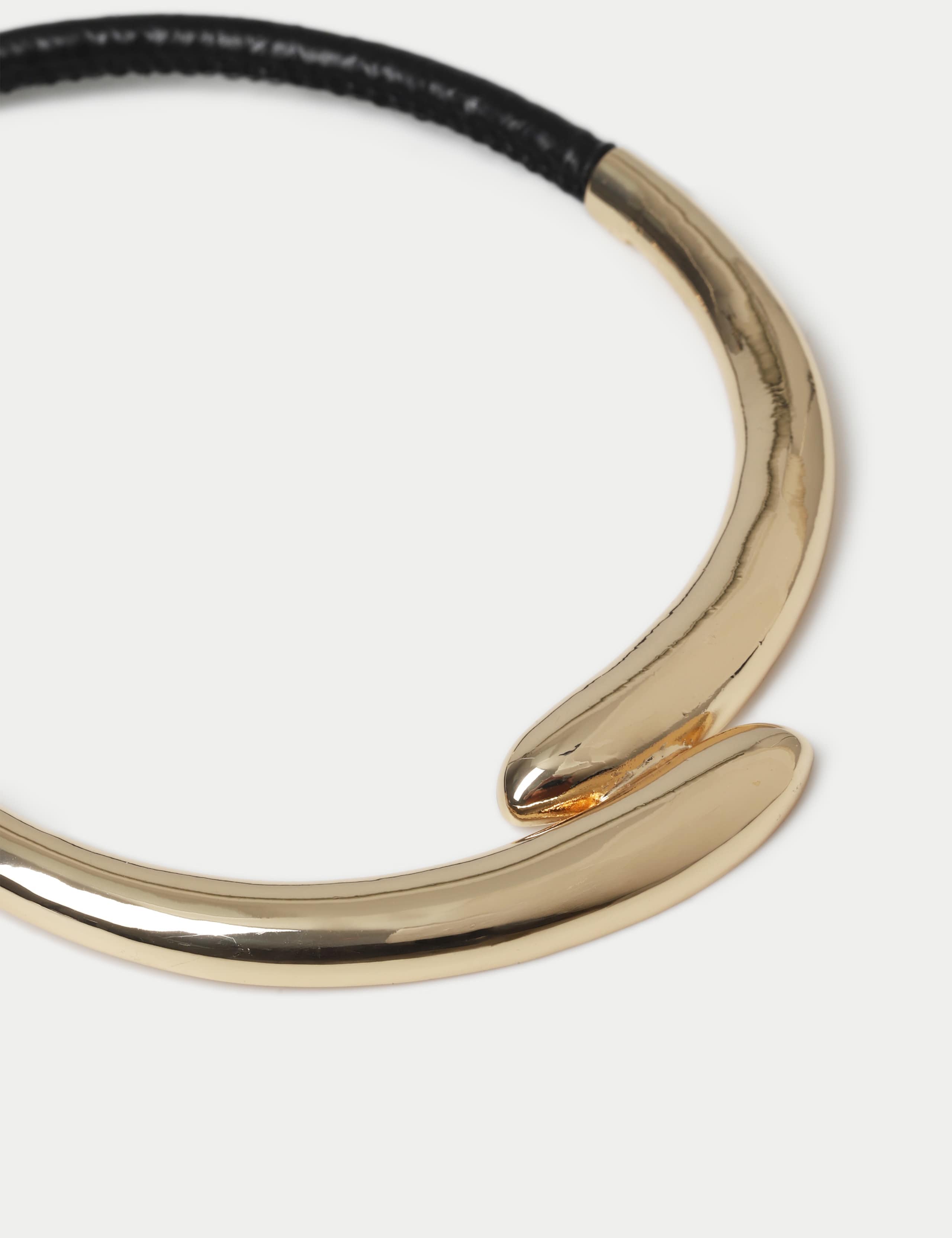 Cord and Metal Necklace 2 of 2