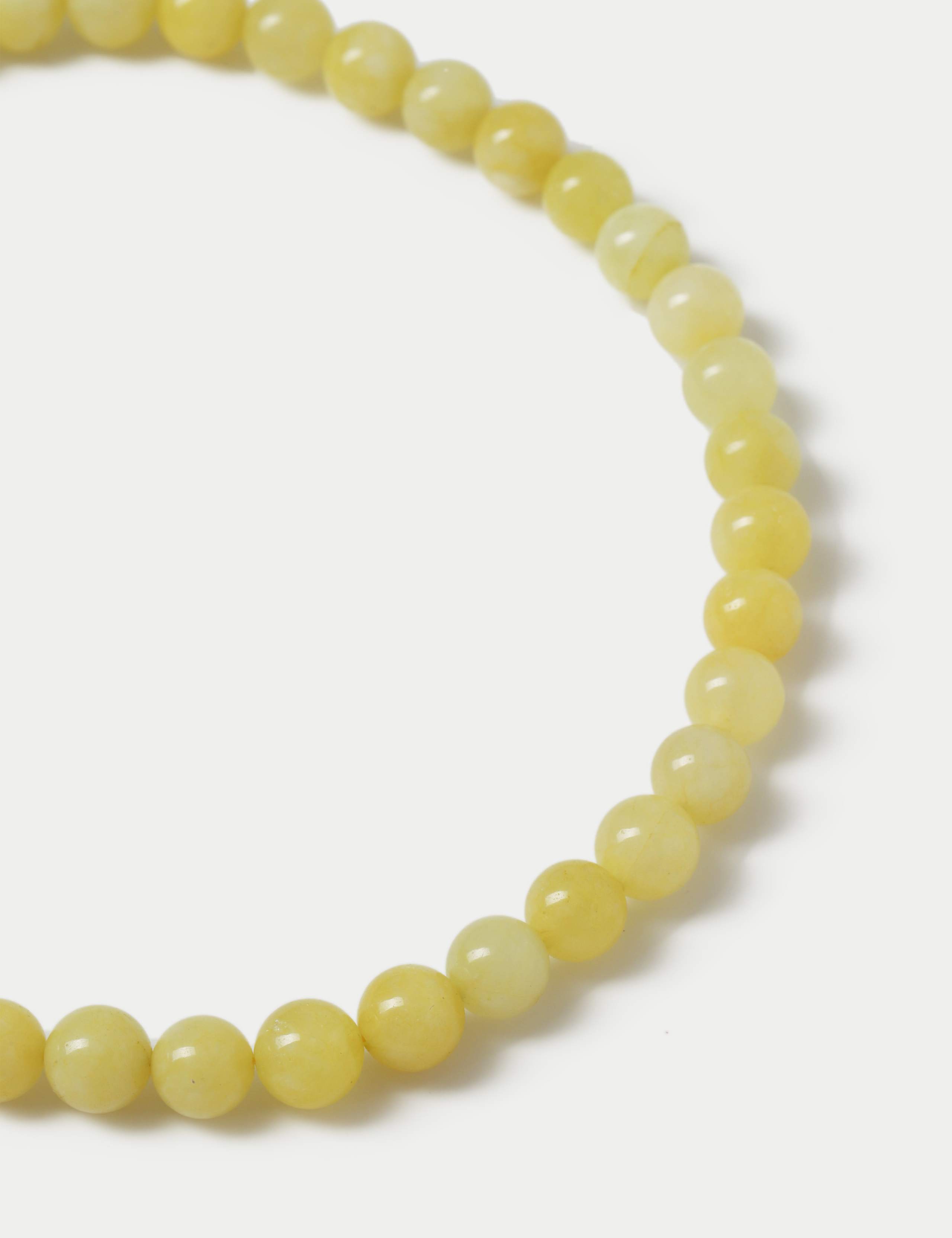 Yellow Natural Stone Necklace 2 of 2
