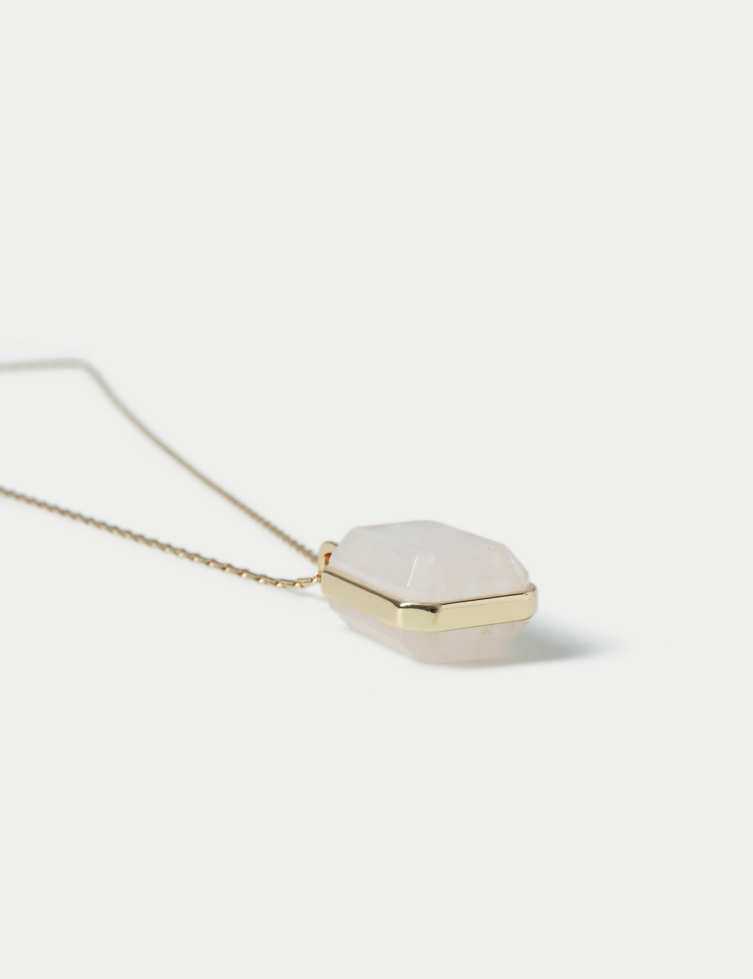 Natural Stone Long Pendant Necklace 3 of 3