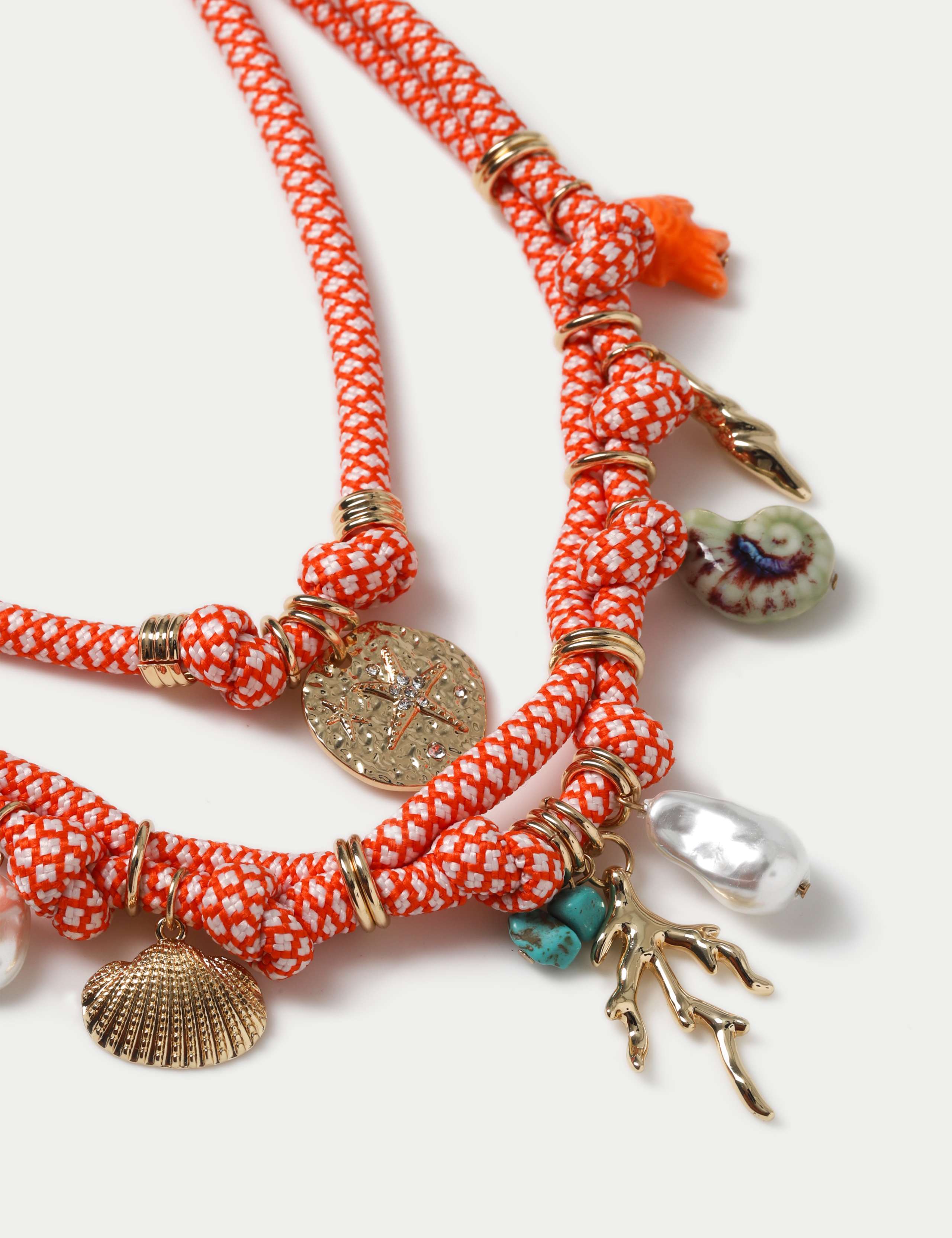 Cord Charm Necklace 2 of 2