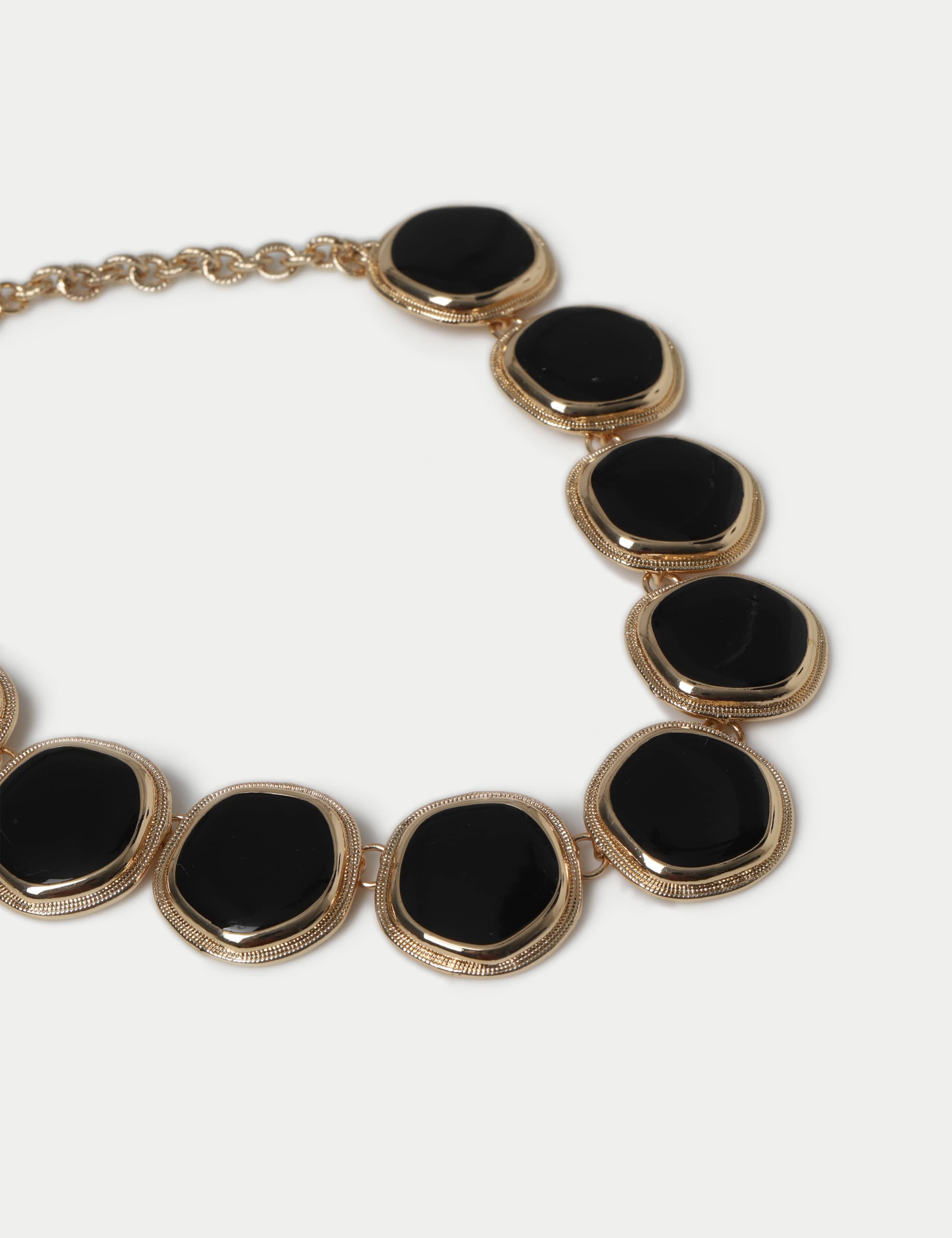 Oversized Enamel Collar Necklace 2 of 2