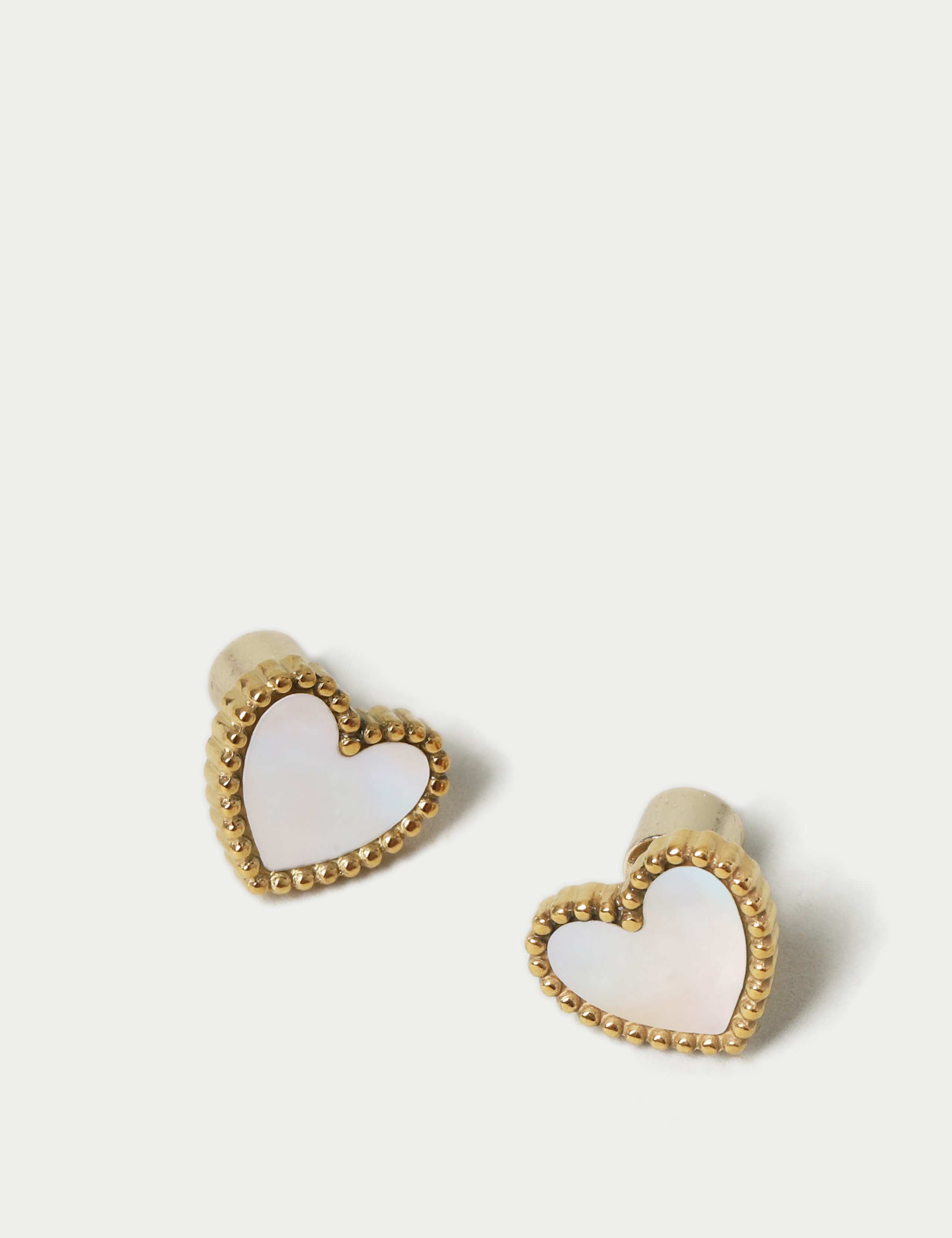 Mini Heart Stud Earrings 2 of 2