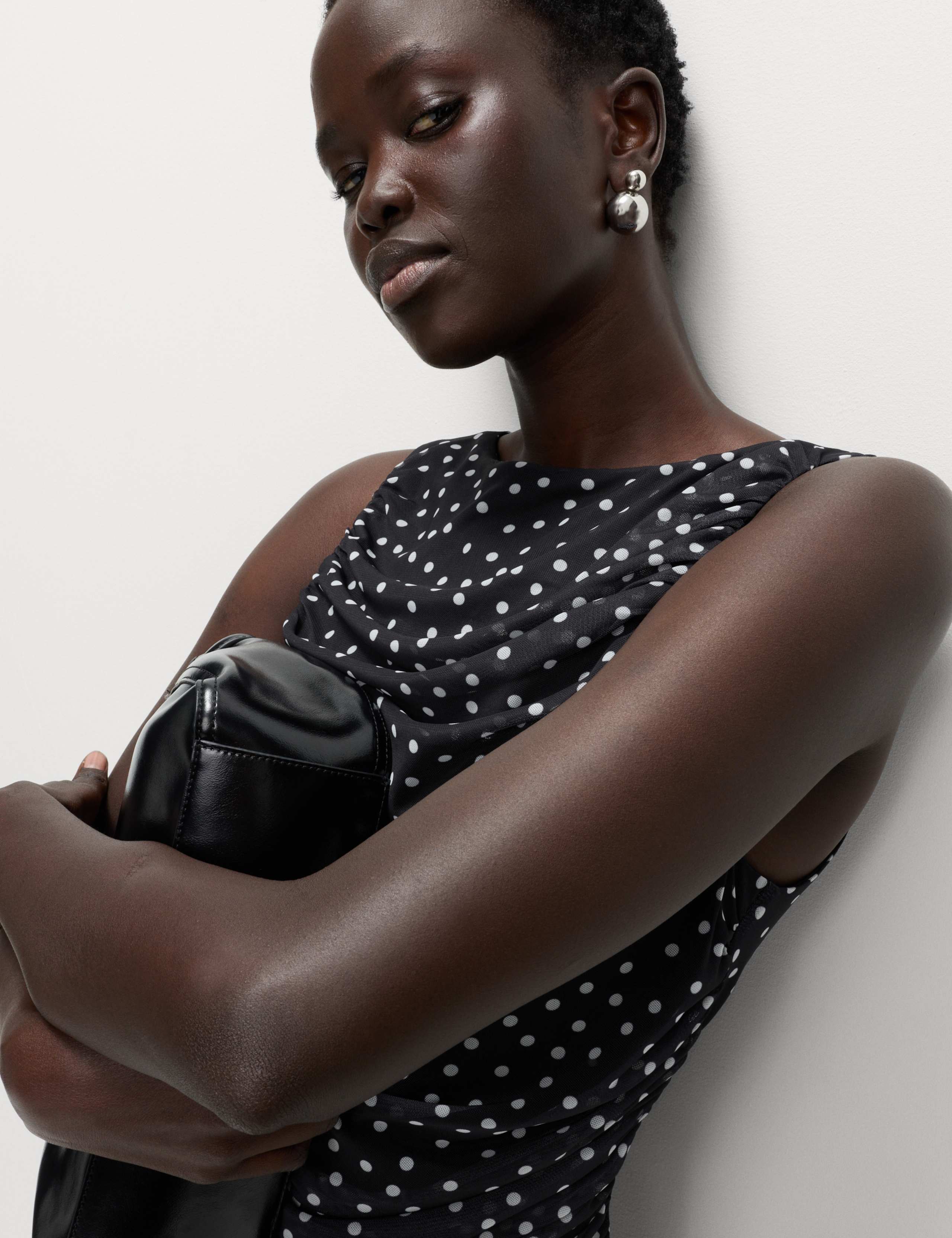 Printed Midi Bodycon Dress 3 of 5