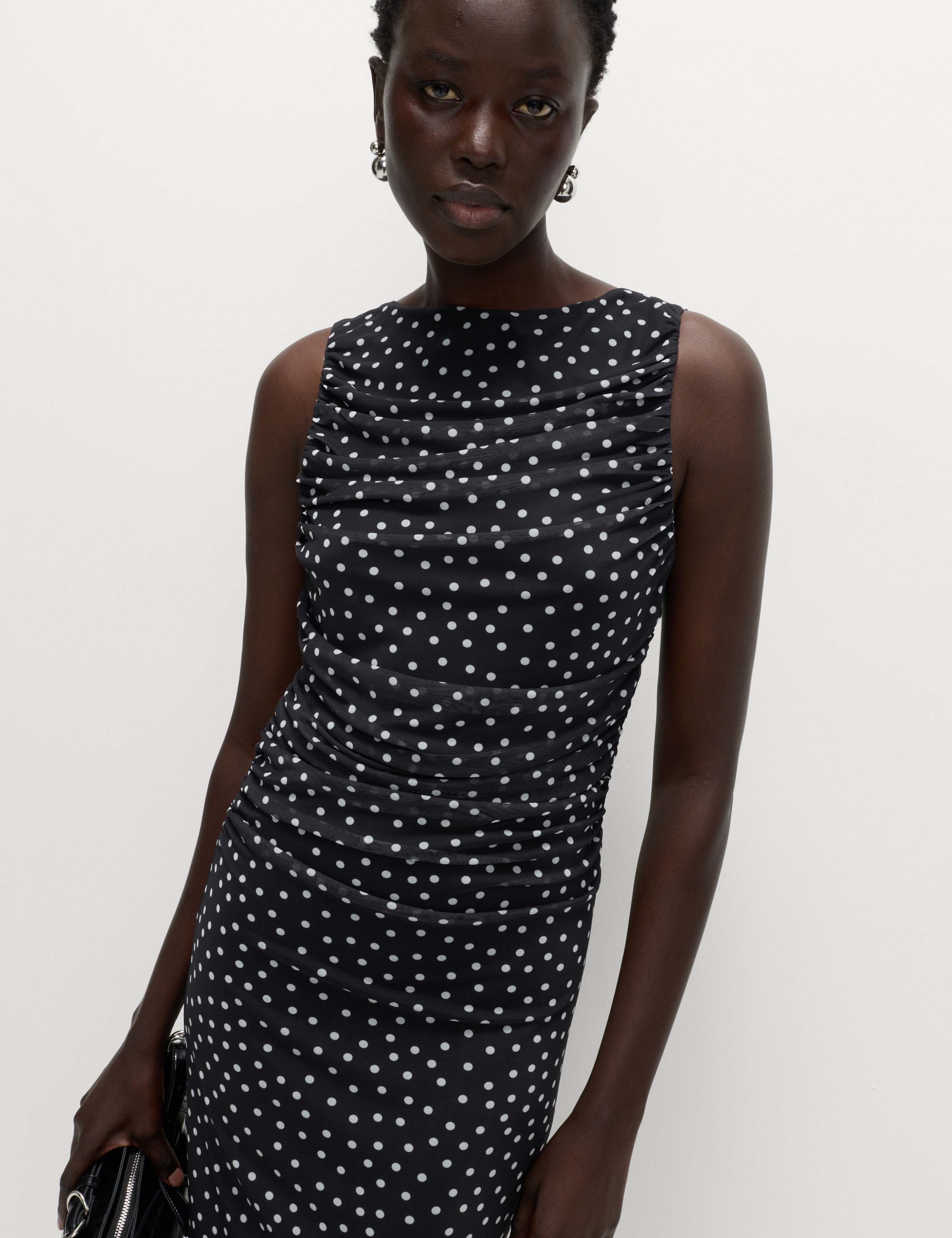 Printed Midi Bodycon Dress 5 of 5