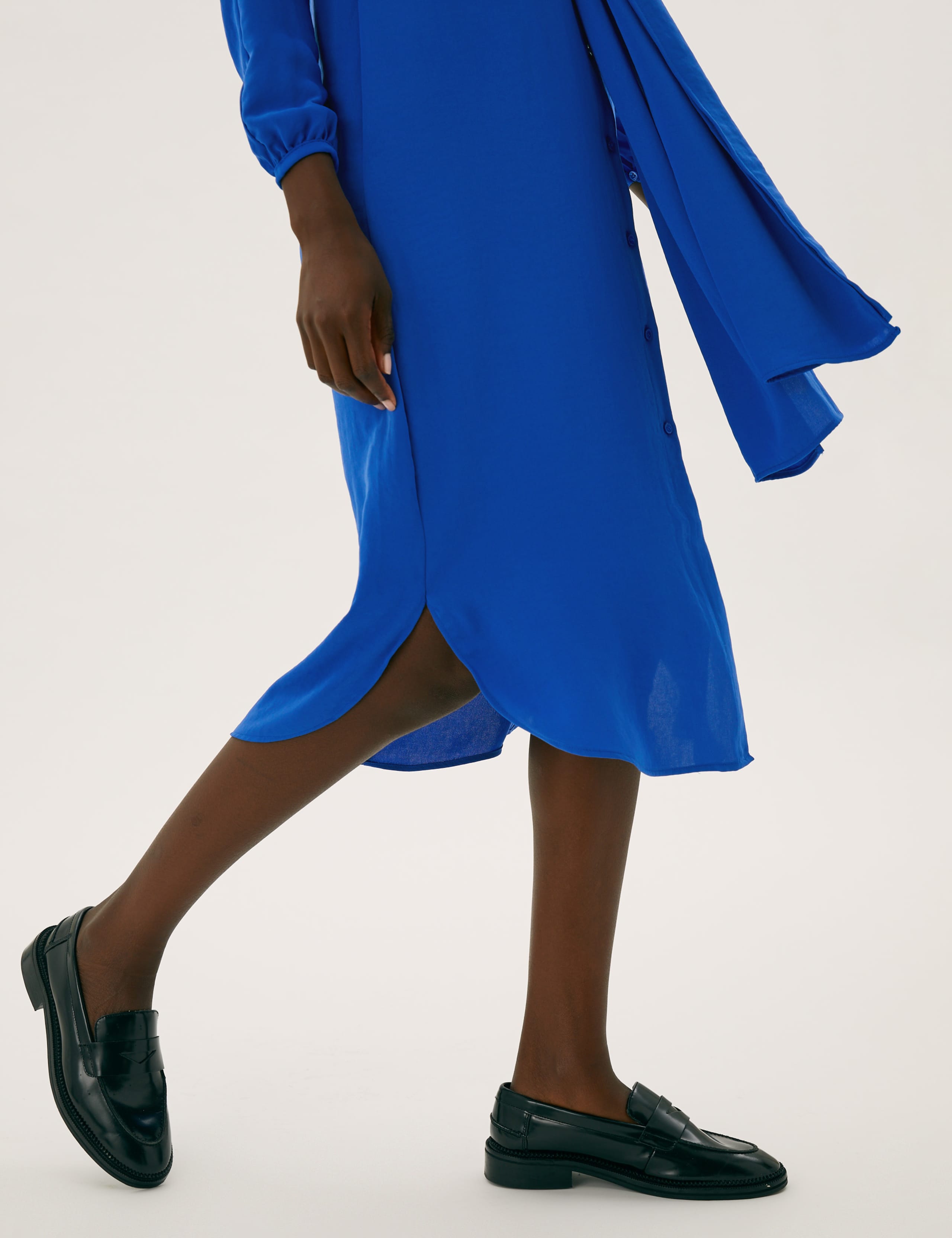 Tie Front Midi Shirt Dress 5 of 5