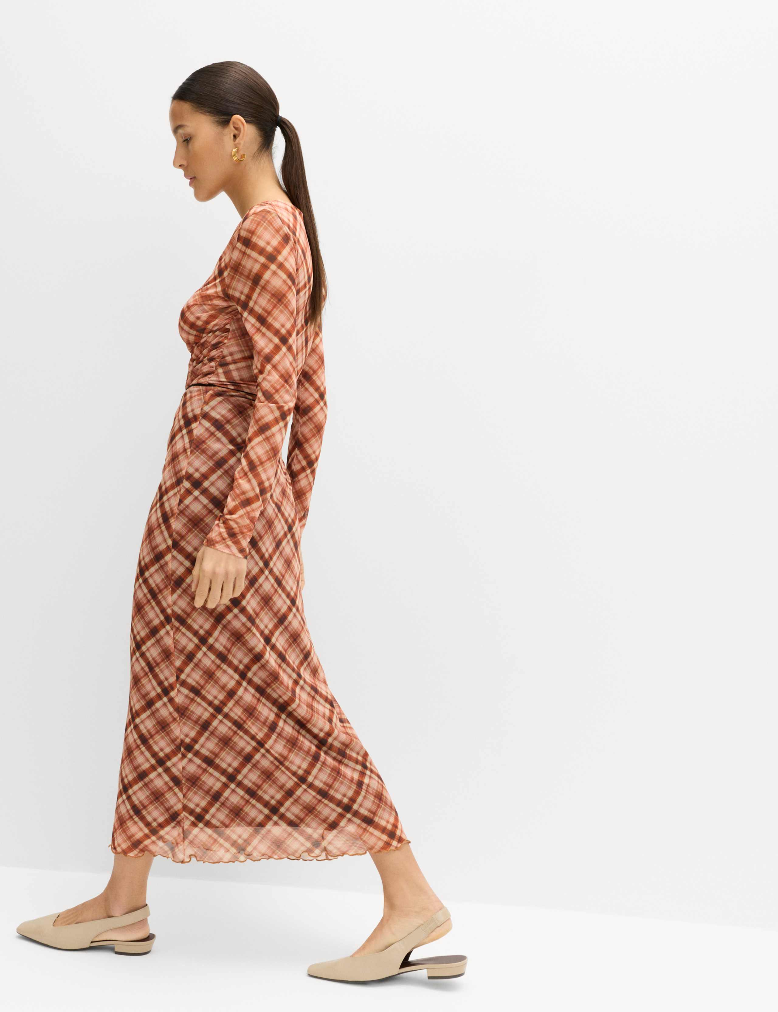 Checked Midaxi Pencil Skirt 7 of 7