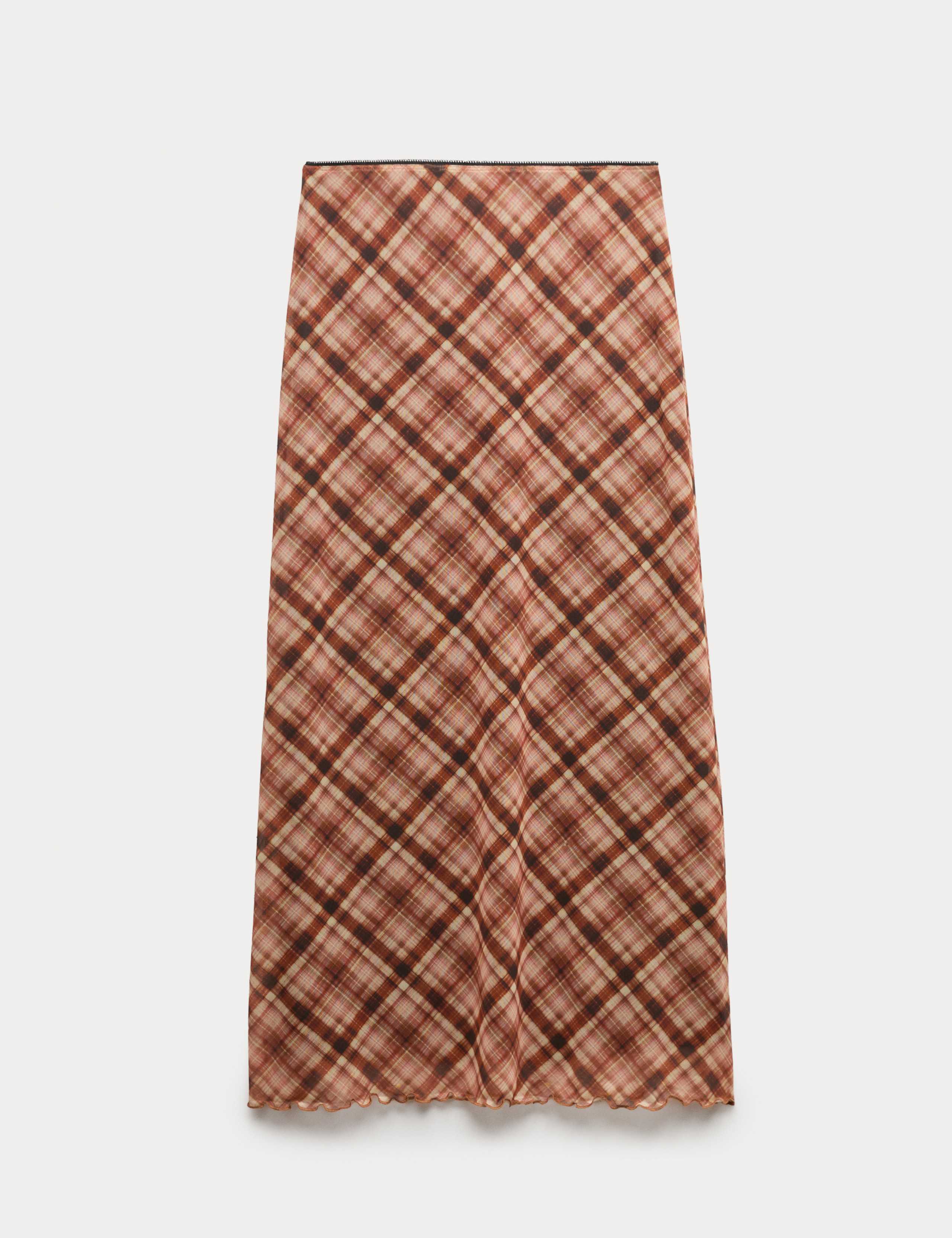 Checked Midaxi Pencil Skirt 2 of 7
