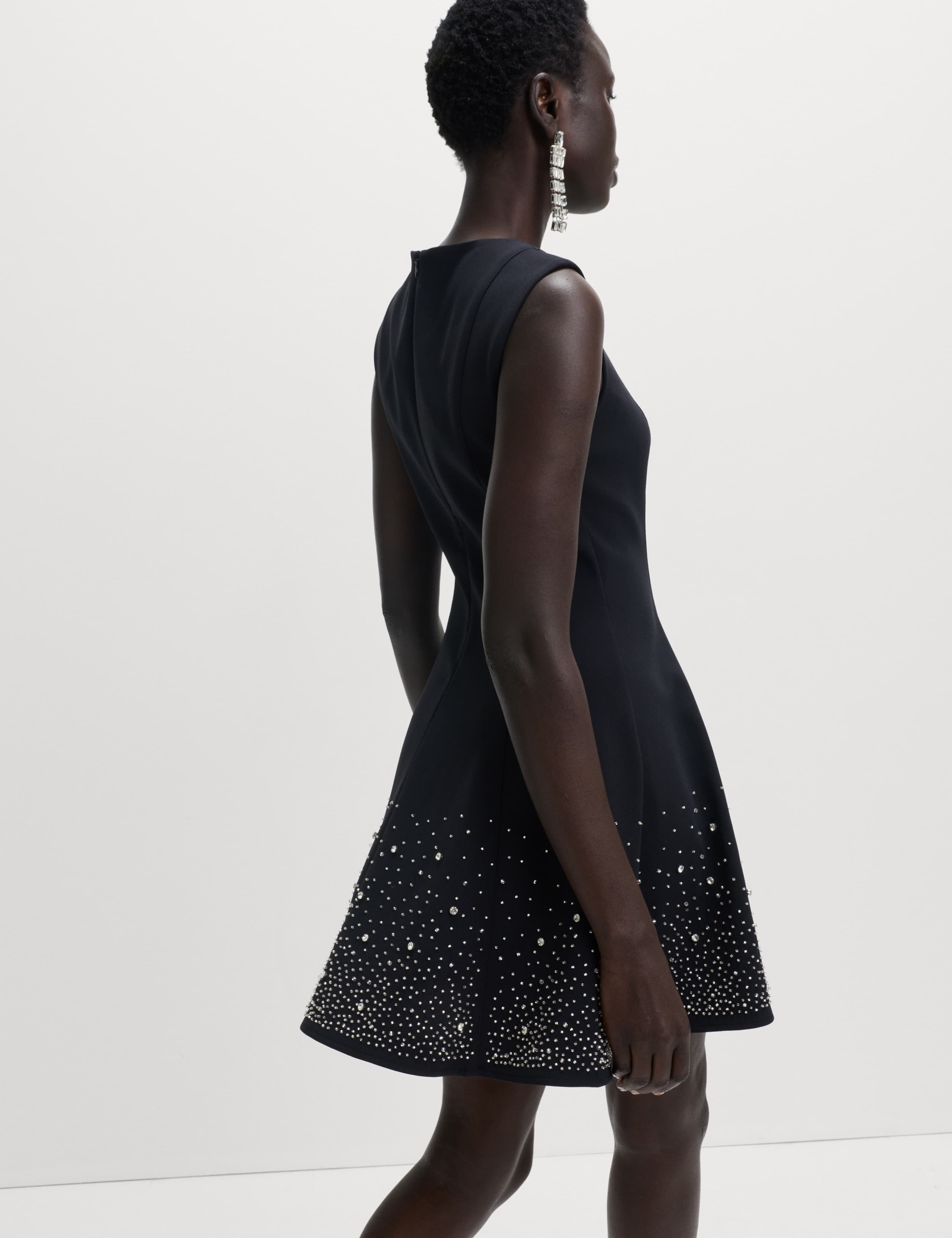 Embellished Mini Skater Dress 4 of 4