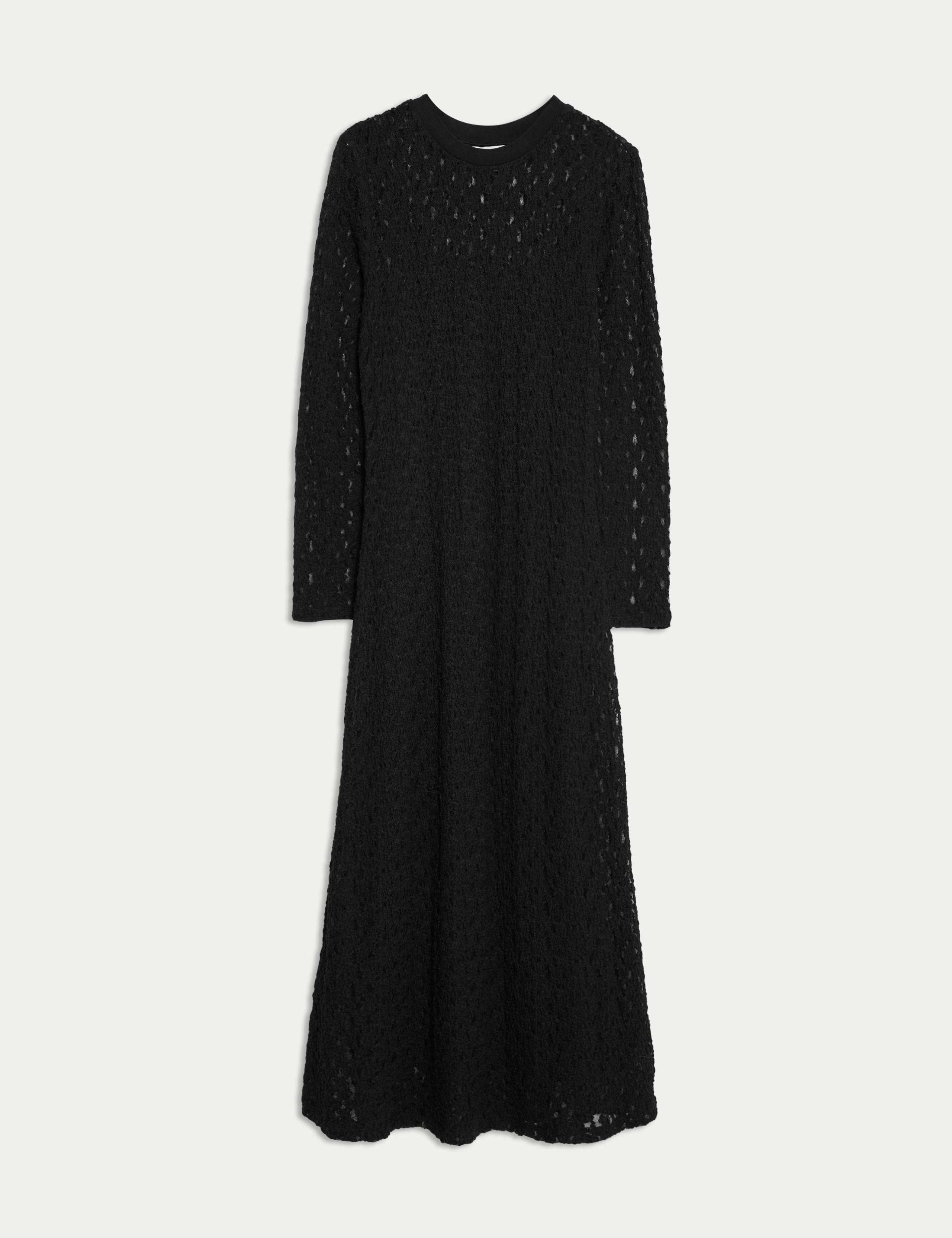 Jersey Knitted Lace Midaxi Dress 2 of 5