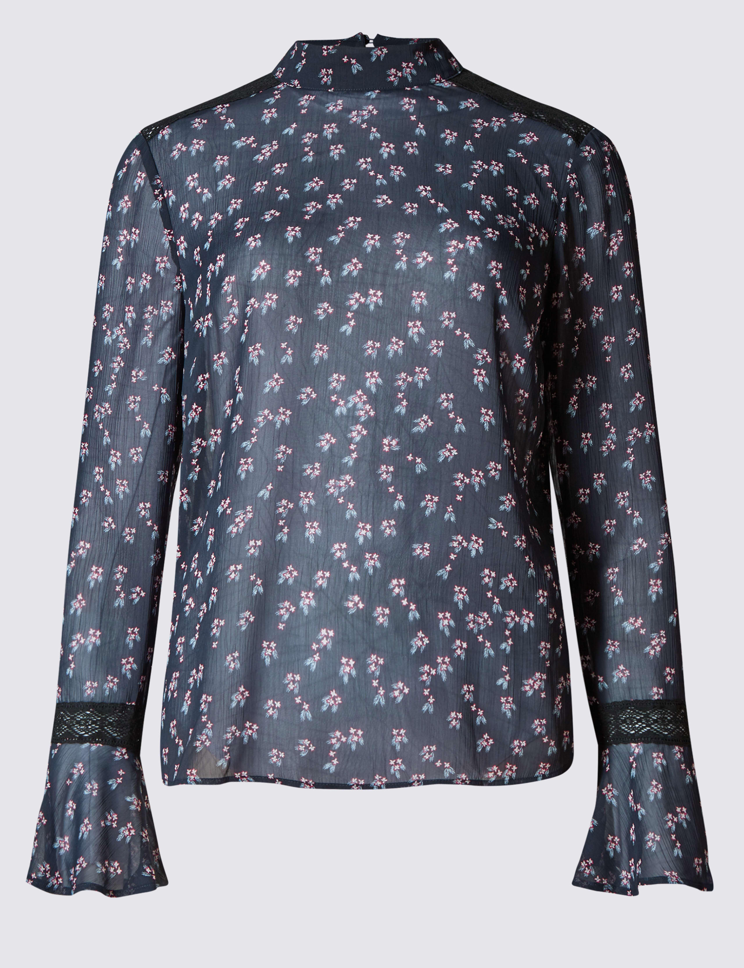 Ditsy Print Blouse 2 of 3