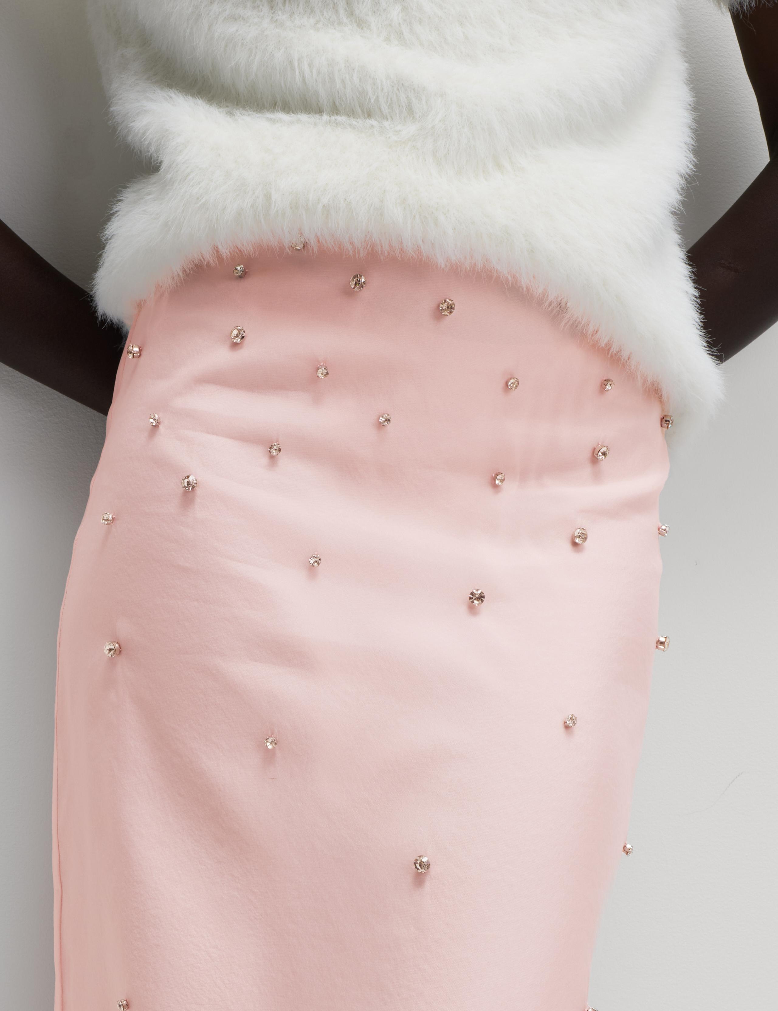 Embellished Midi A-Line Skirt 6 of 7