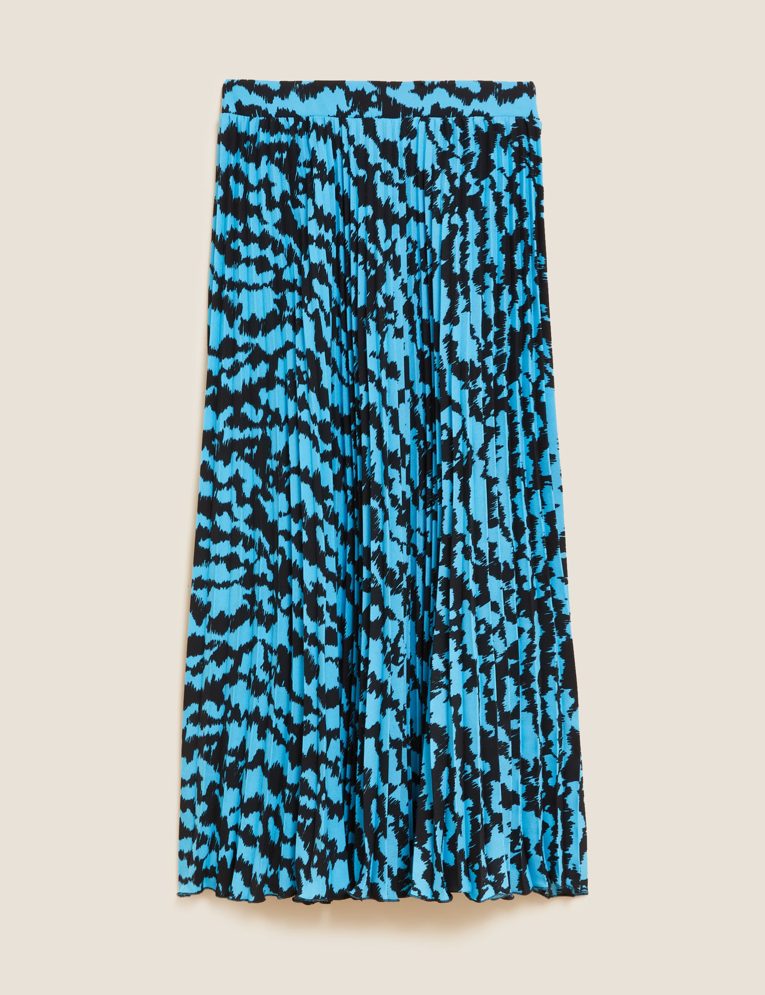 Printed Pleated Midi Skirt 2 of 5