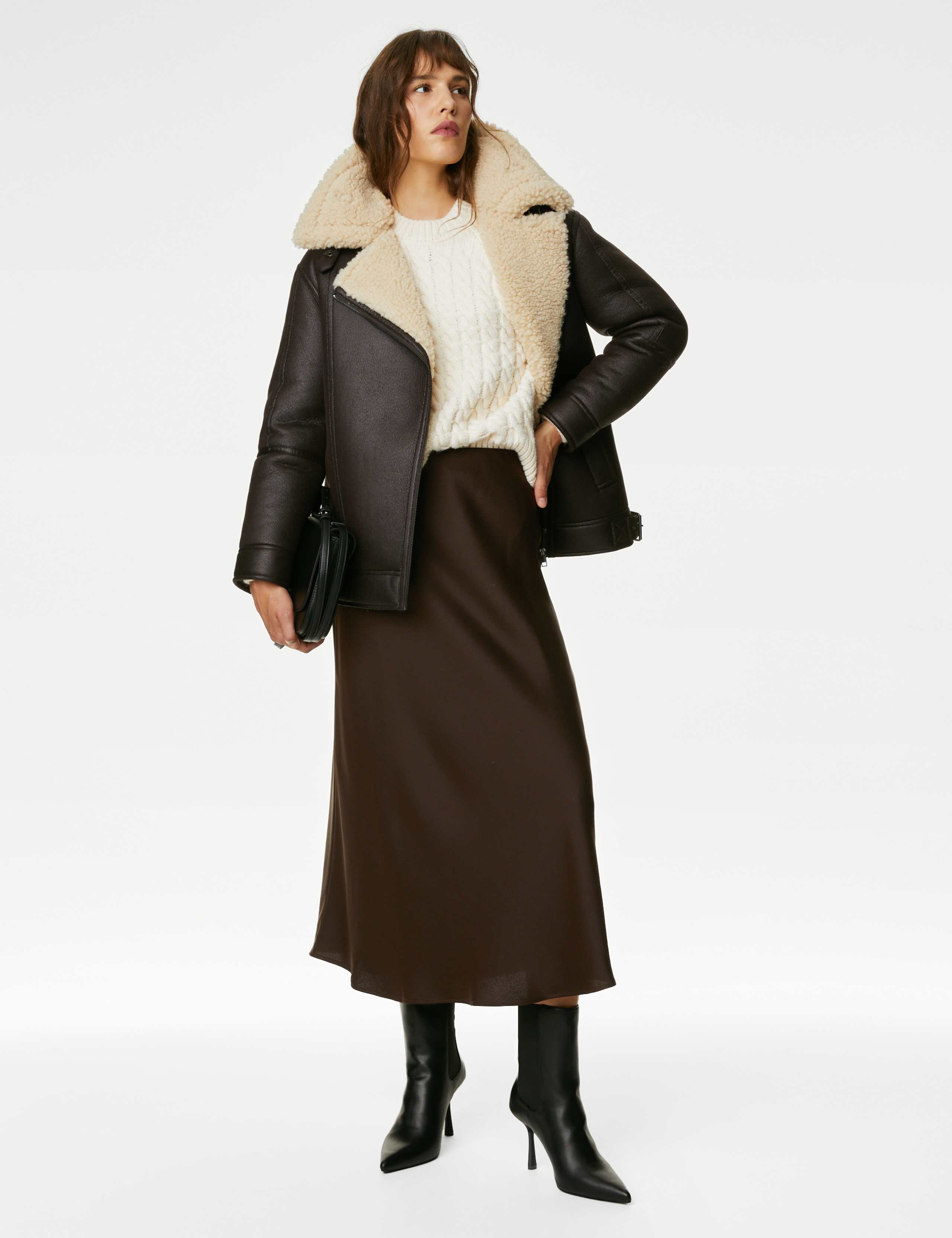 Satin Midaxi Slip Skirt 1 of 5