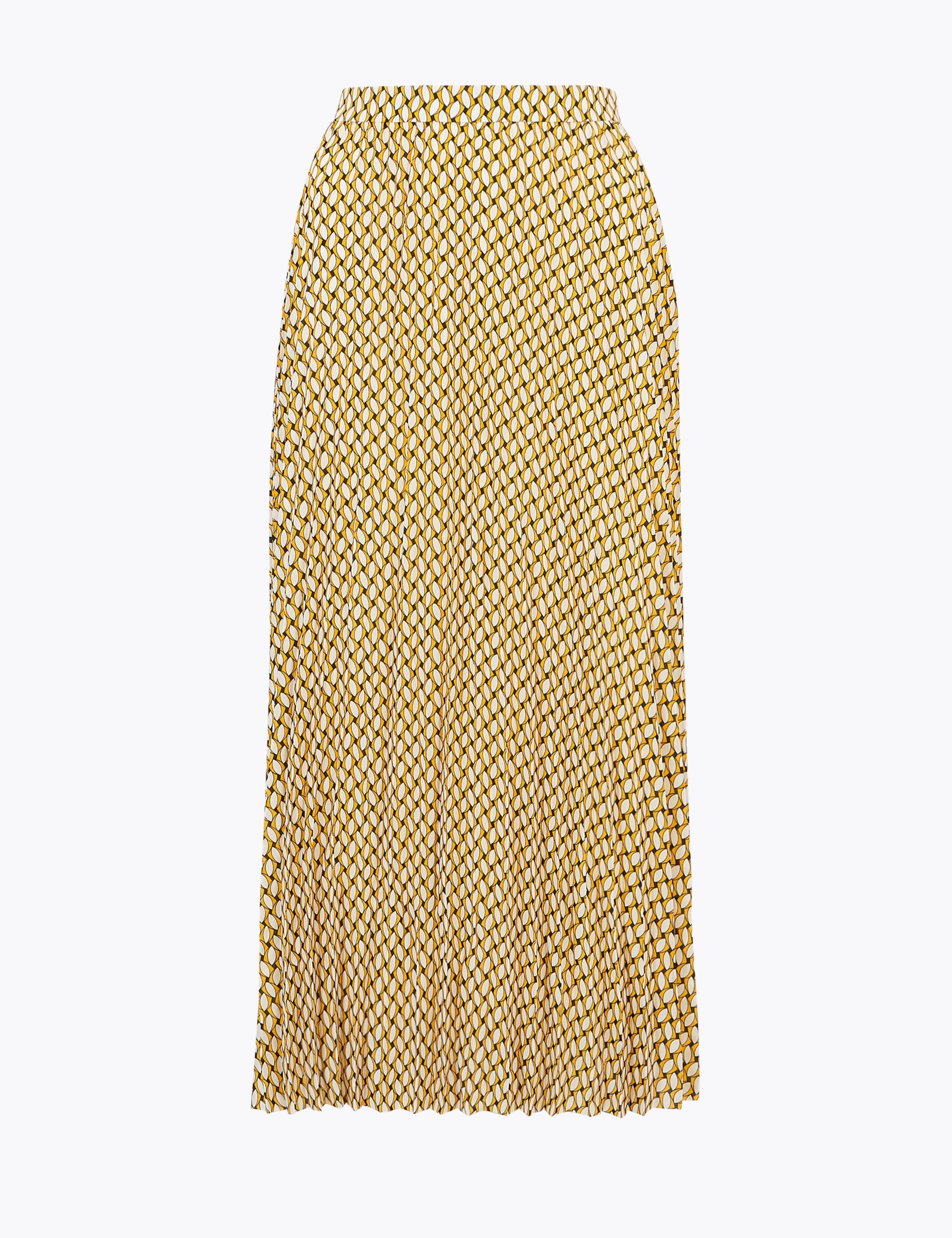 Geometric Pleated Midi Skirt 2 of 7