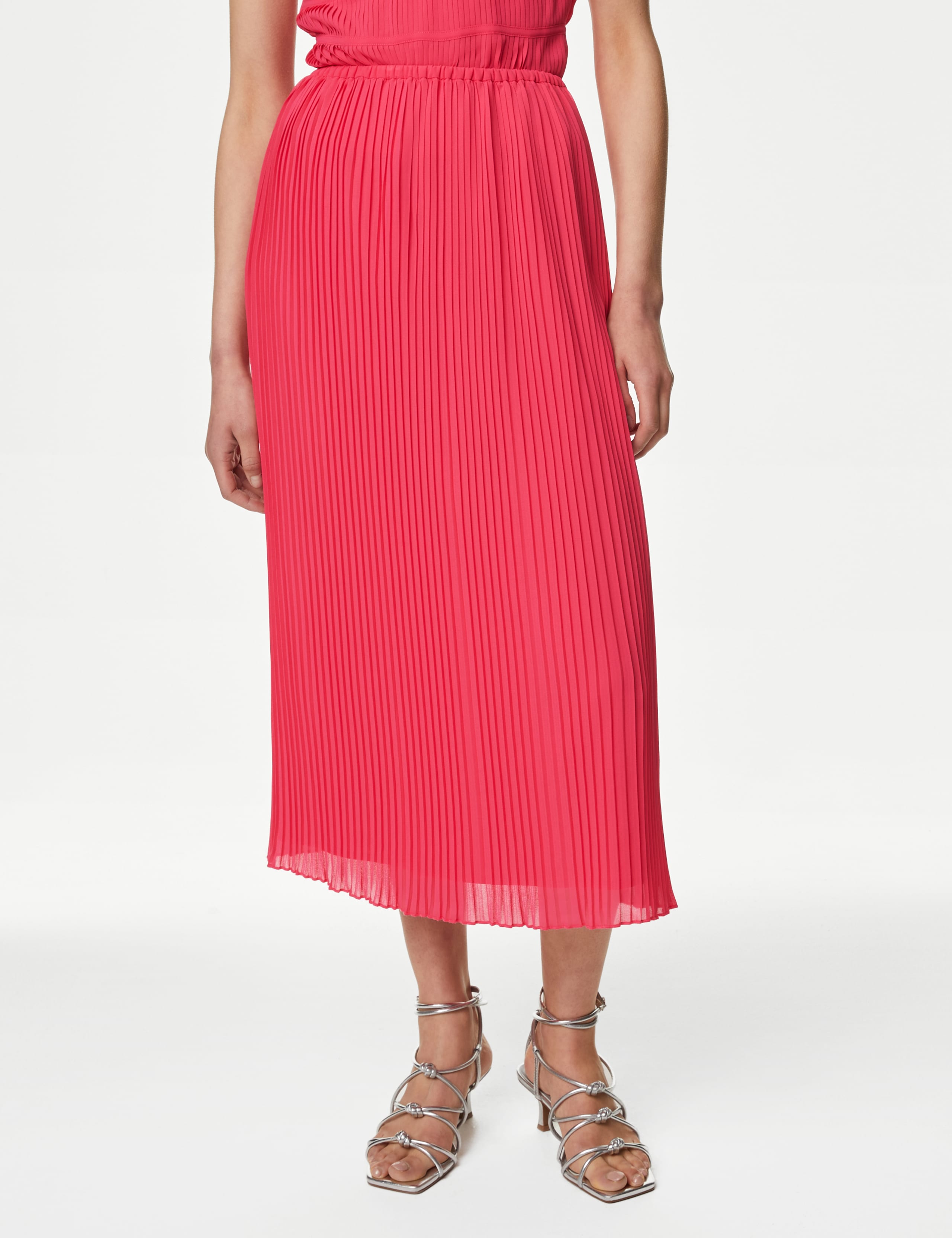 Pleated Midi Skirt 3 of 5