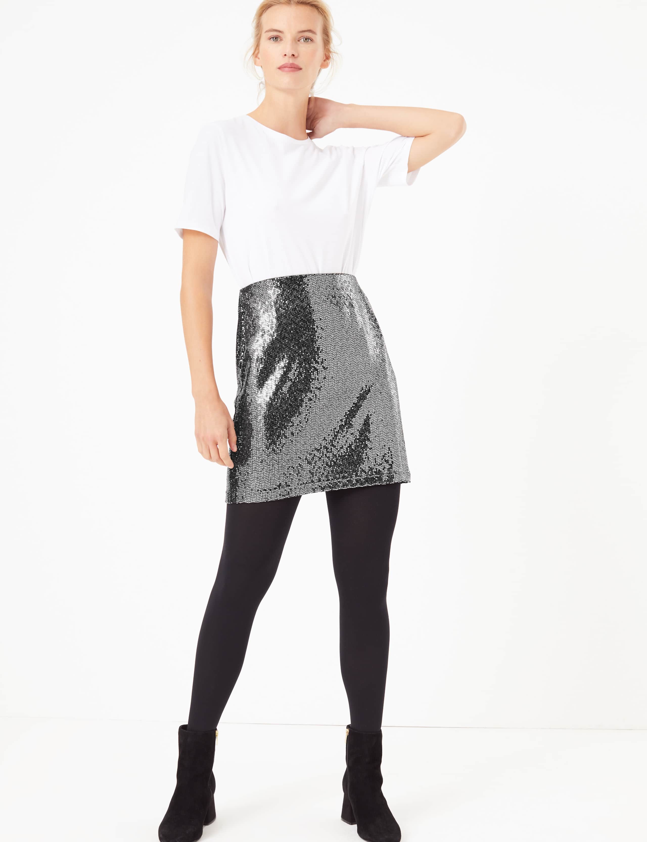 Sequin Mini Skirt M&S Collection M&S