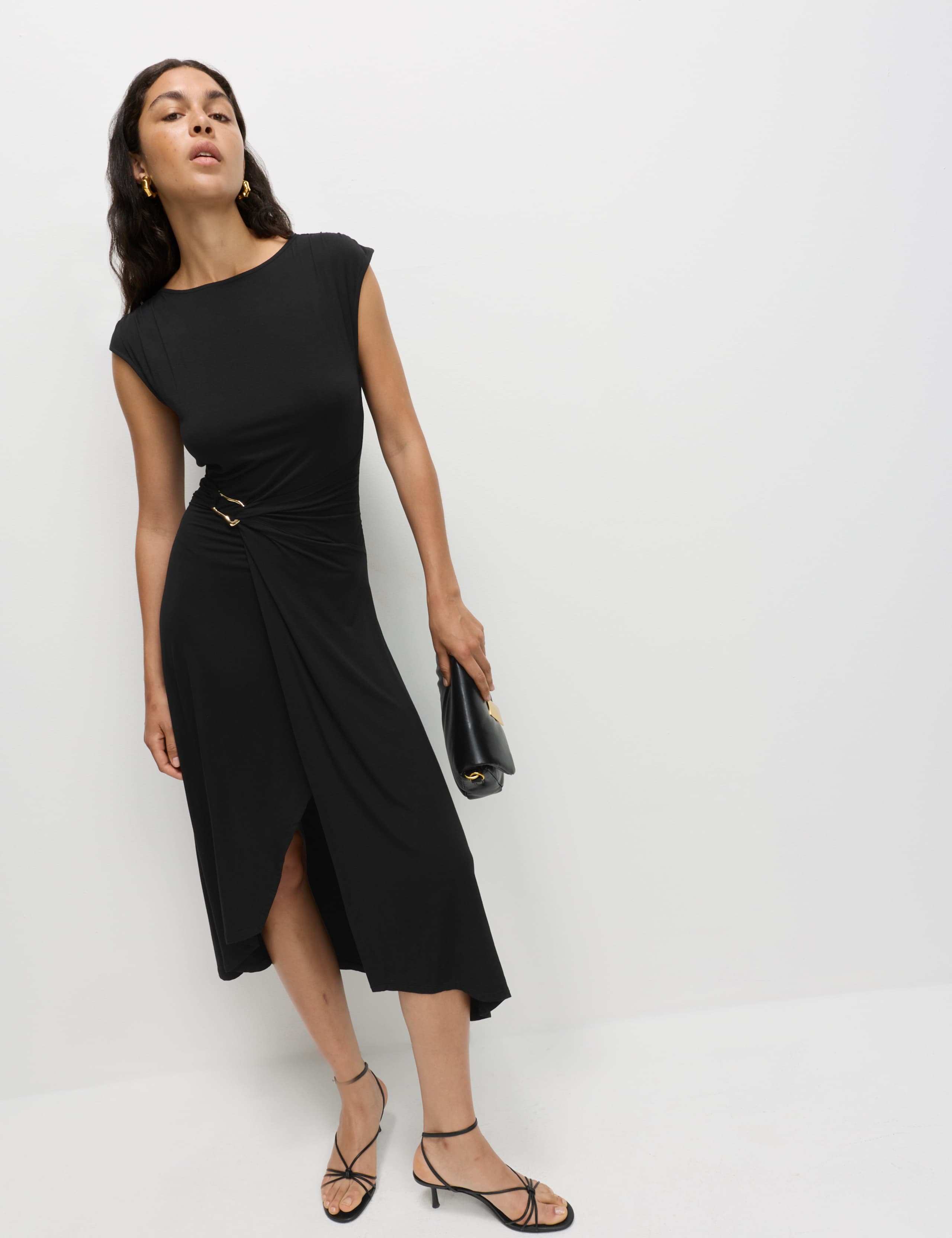 Jersey Twist Front Midaxi Dress 3 of 7