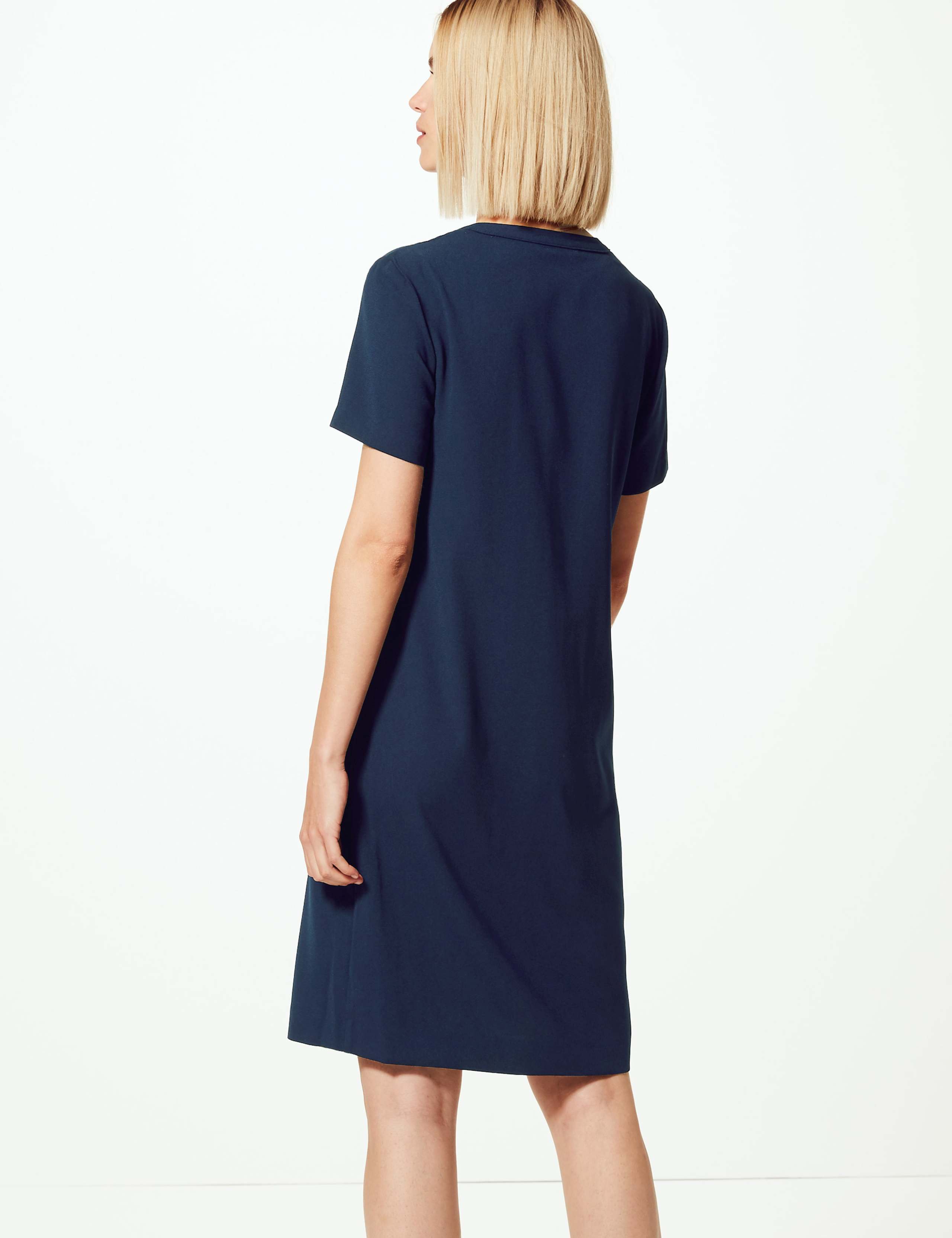 V-Neck Shift Dress 3 of 3