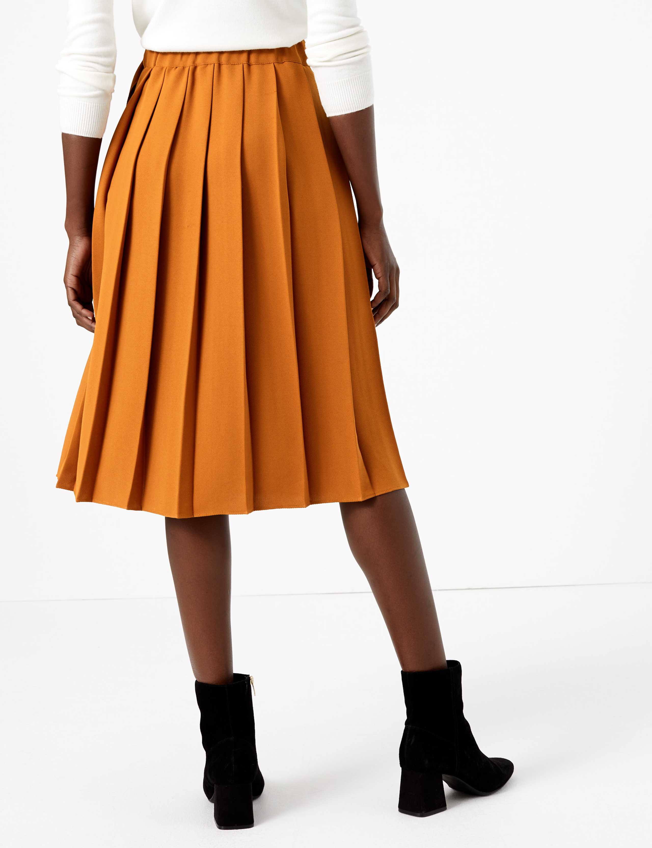 Pleated Midi Skirt 4 of 5